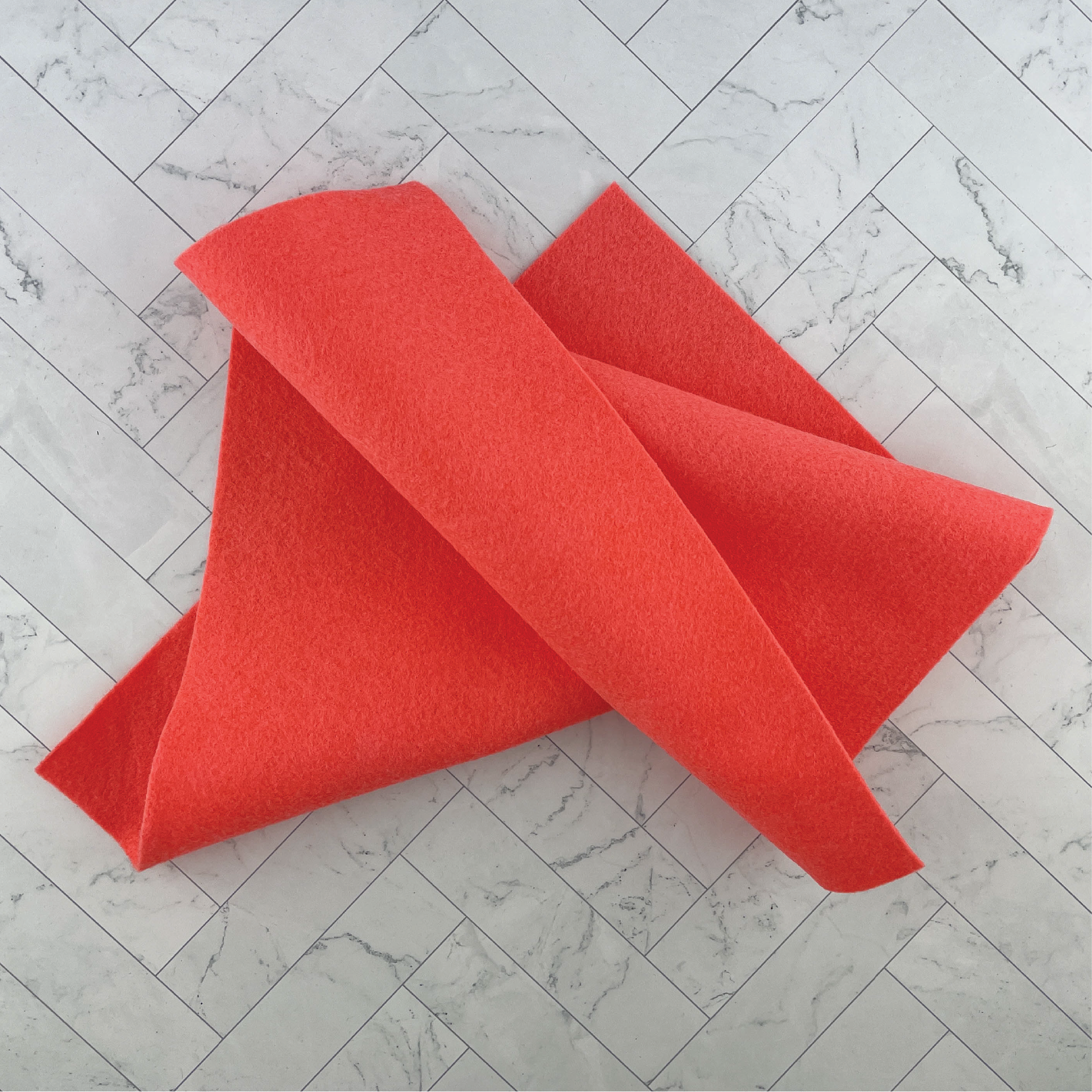 Coral Wool Blend Felt