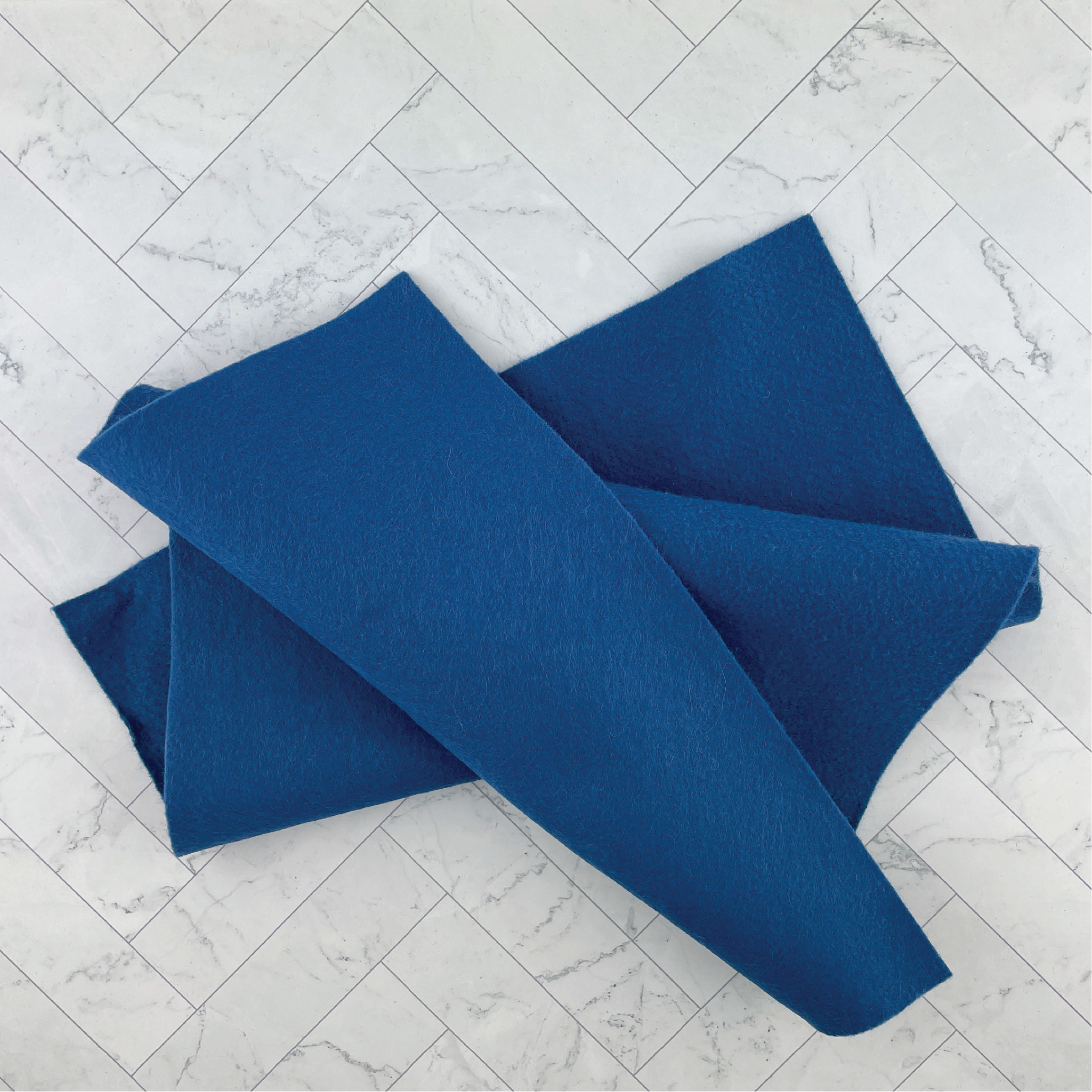 Deep Sea Wool Blend Felt