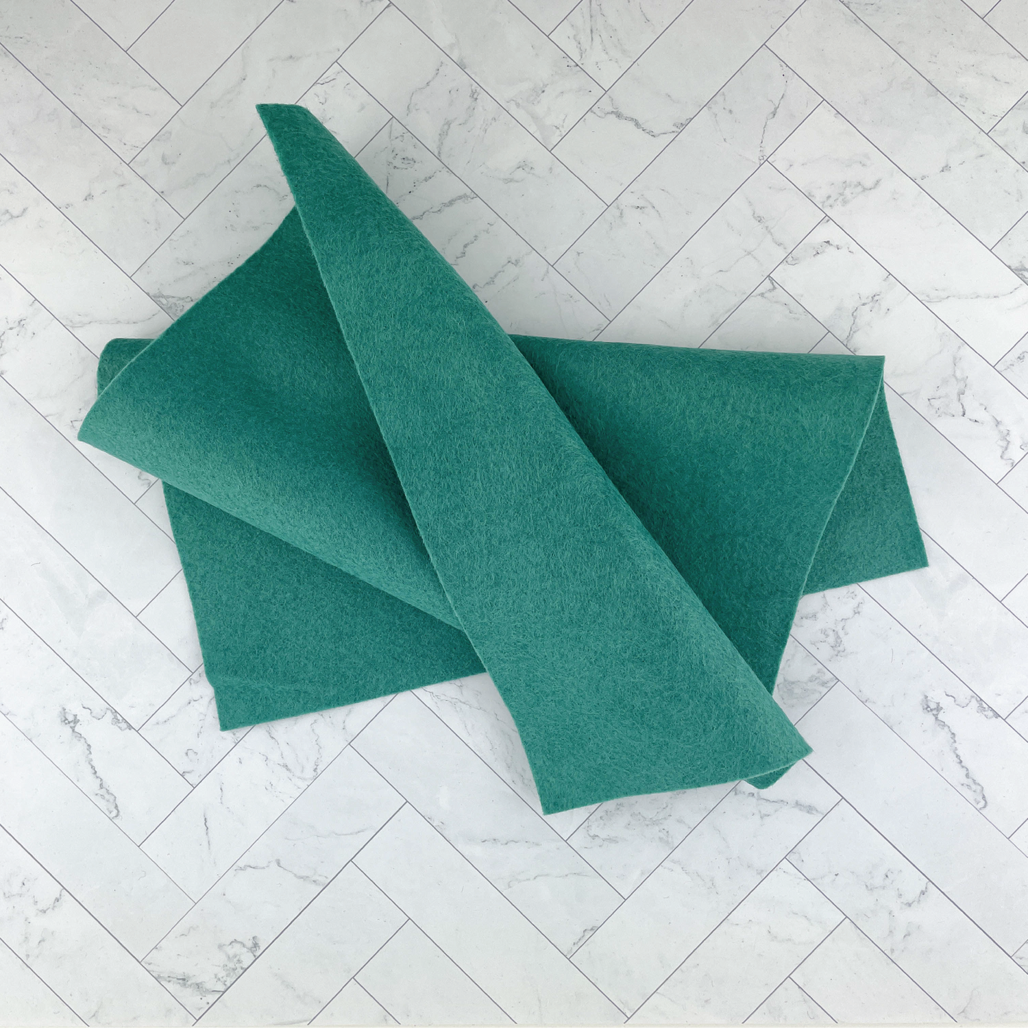 Dusty Jade Wool Blend Felt