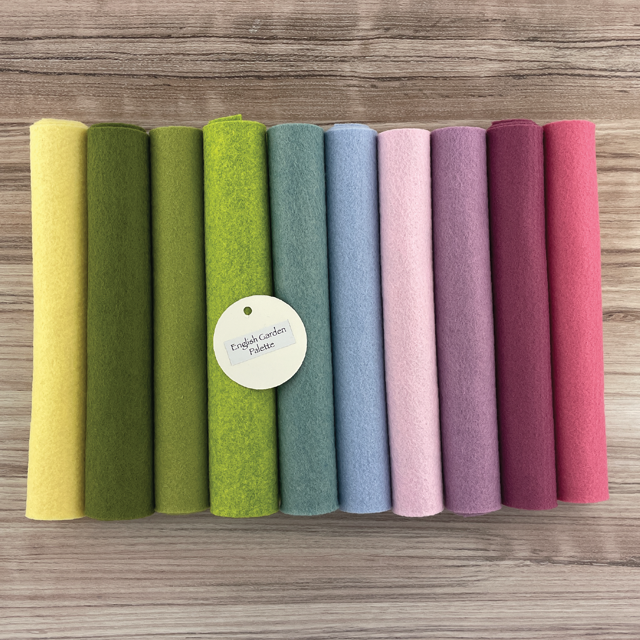 Pink Frost Wool Blend Felt
