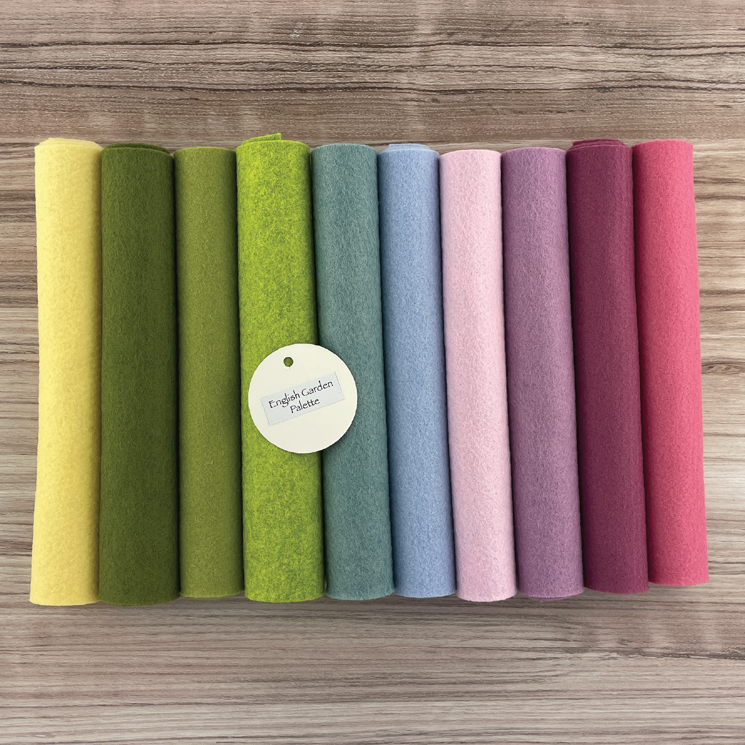 Moss Green Wool Blend Felt