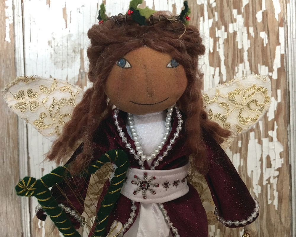 Christmas Angel Tree Topper Doll Sewing Pattern