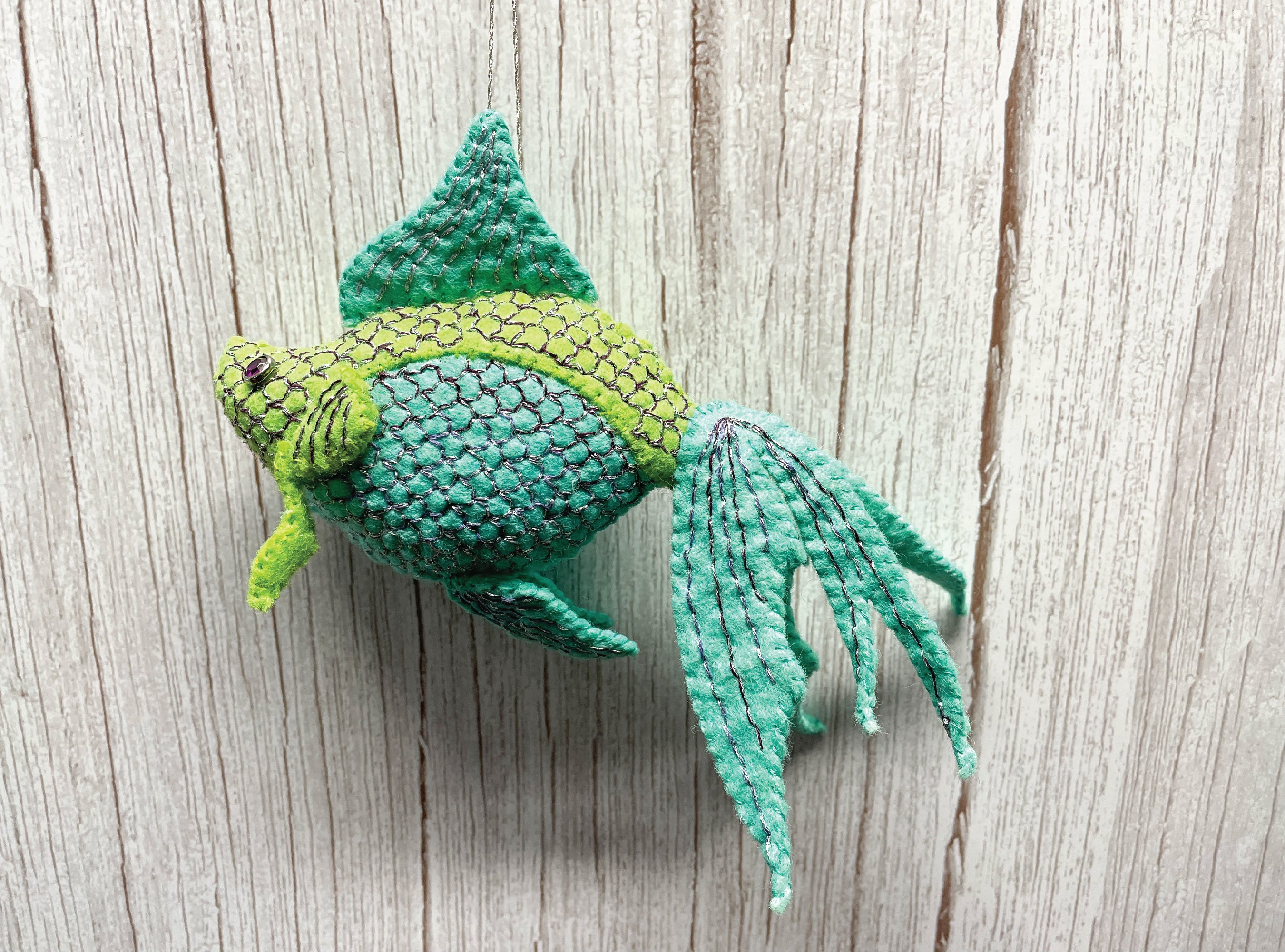 Goldie The Goldfish Ornament Hand Sewing Pattern