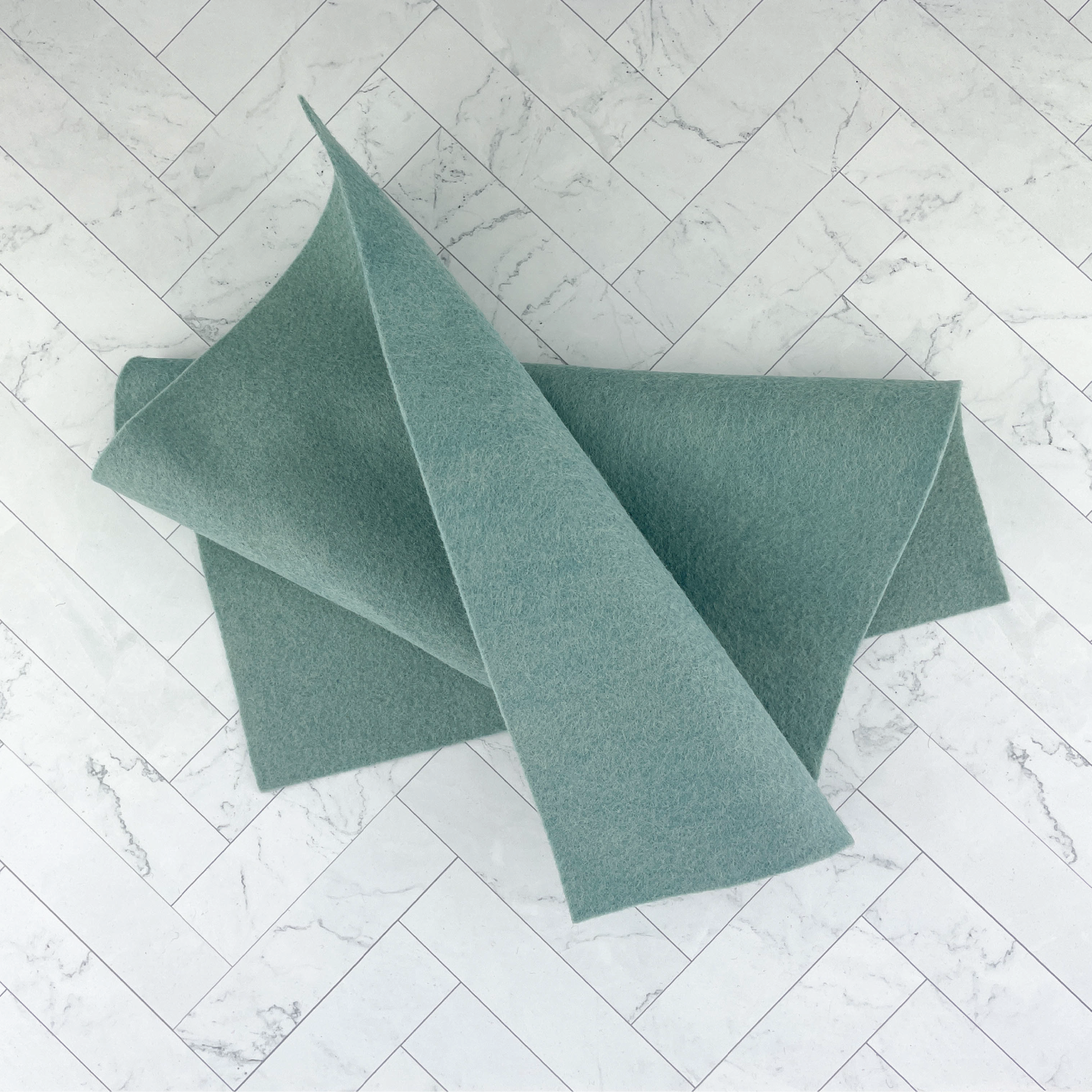 Farmhouse Blue Wool Blend Felt