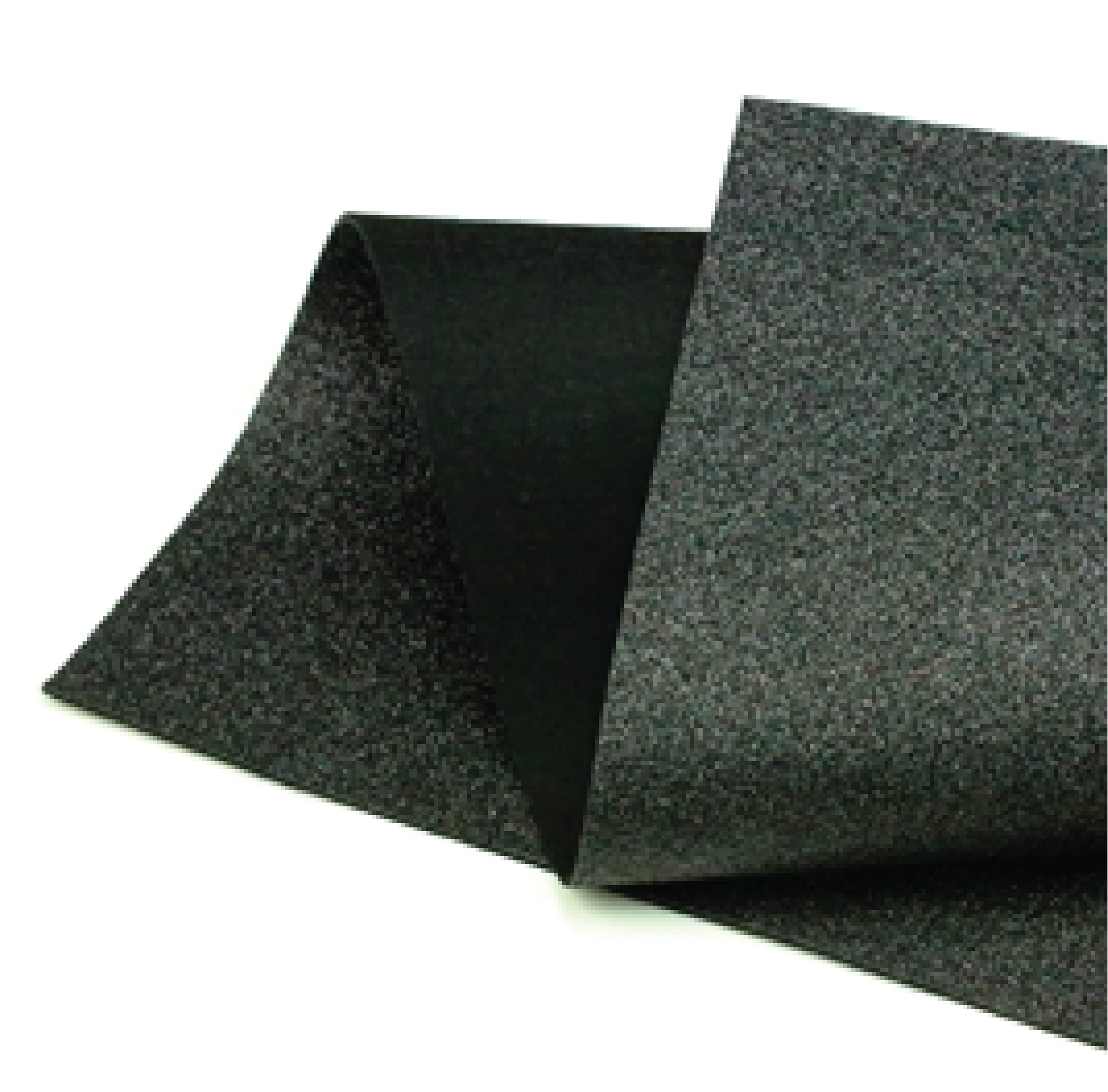 Black Glitter Wool Felt