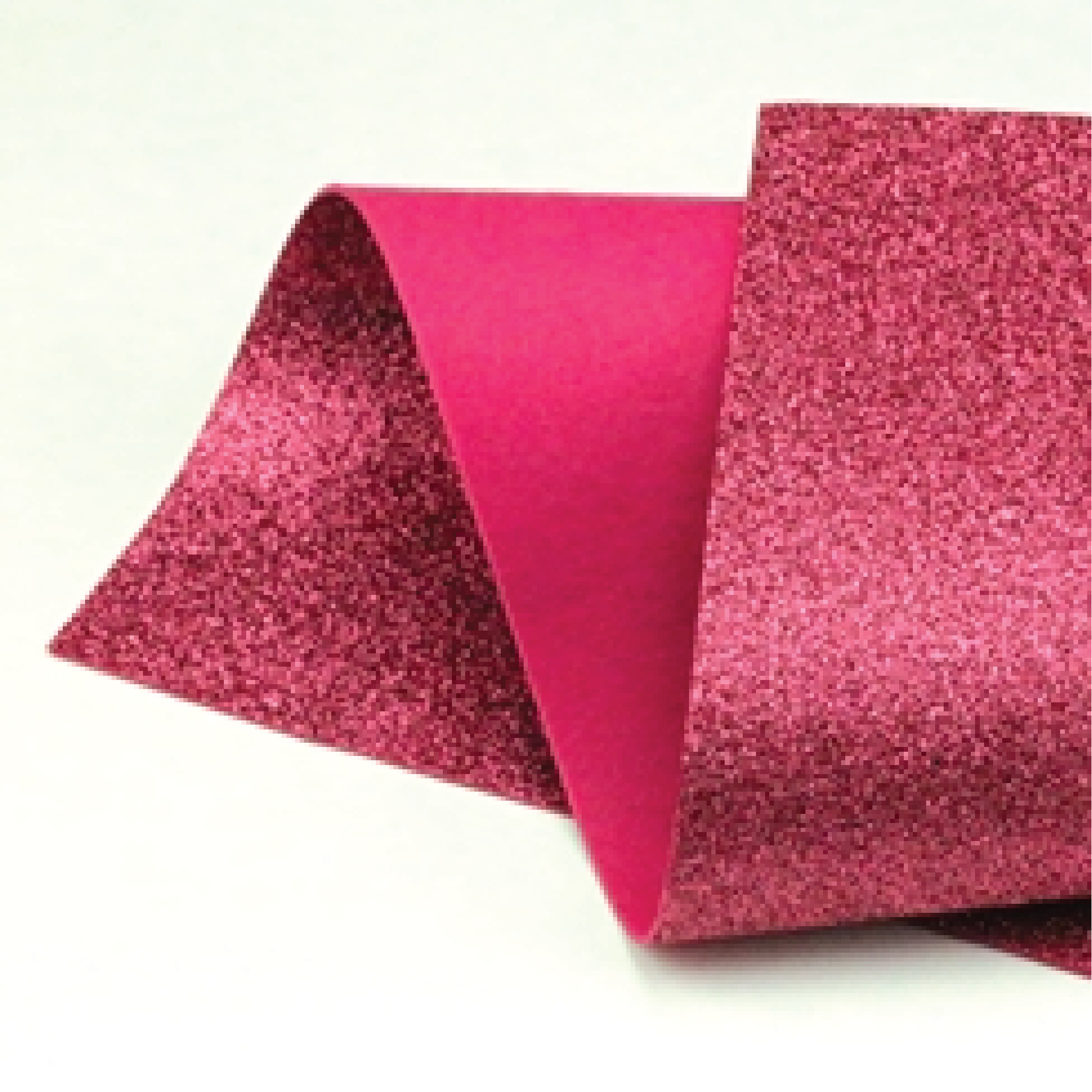 Blush Glitter Wool Felt