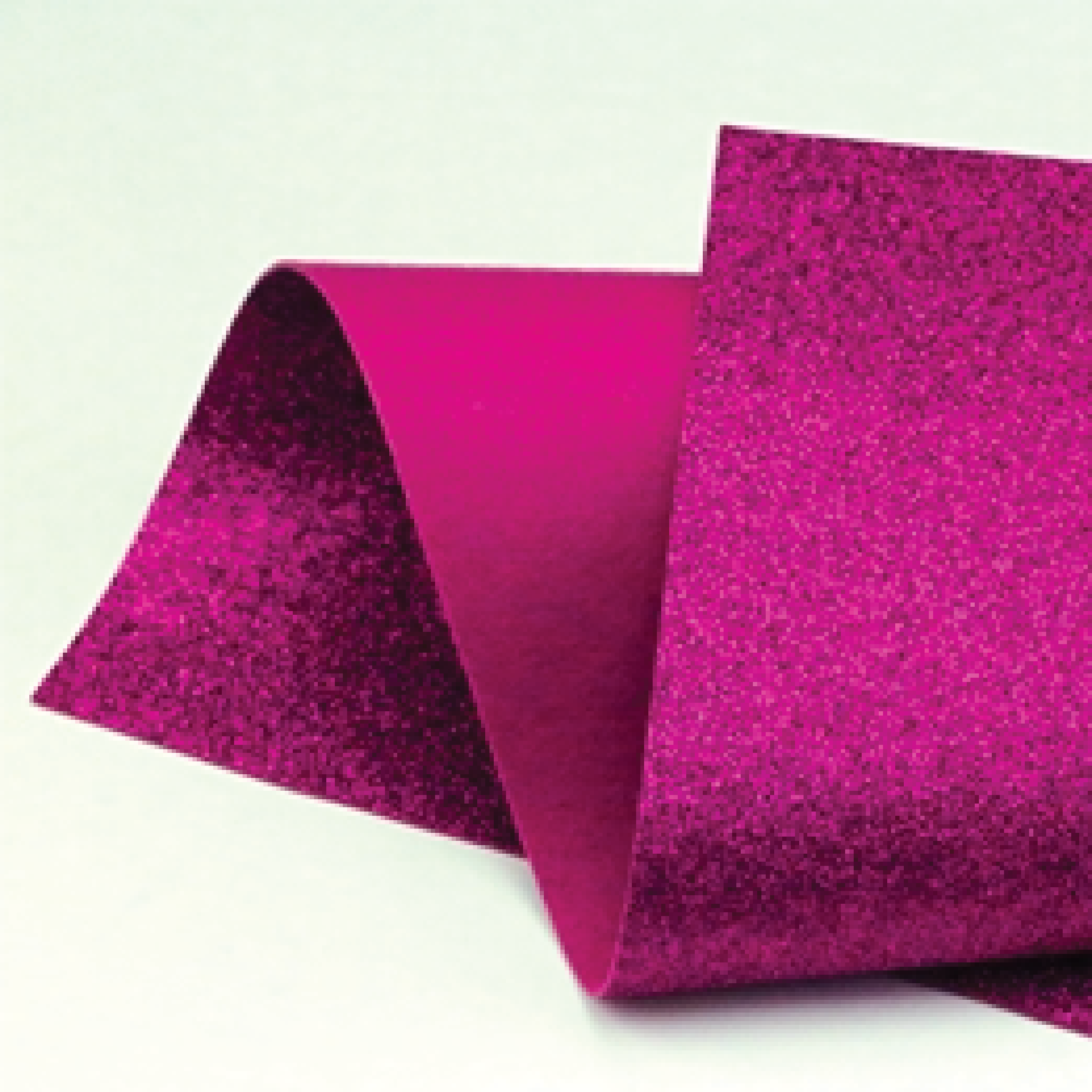 Magenta Glitter Wool Felt