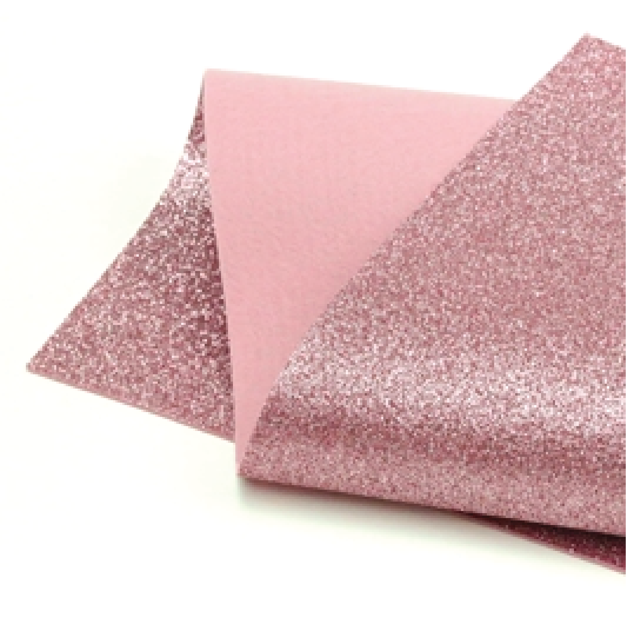 Pink Quartz Glitter Wool Felt