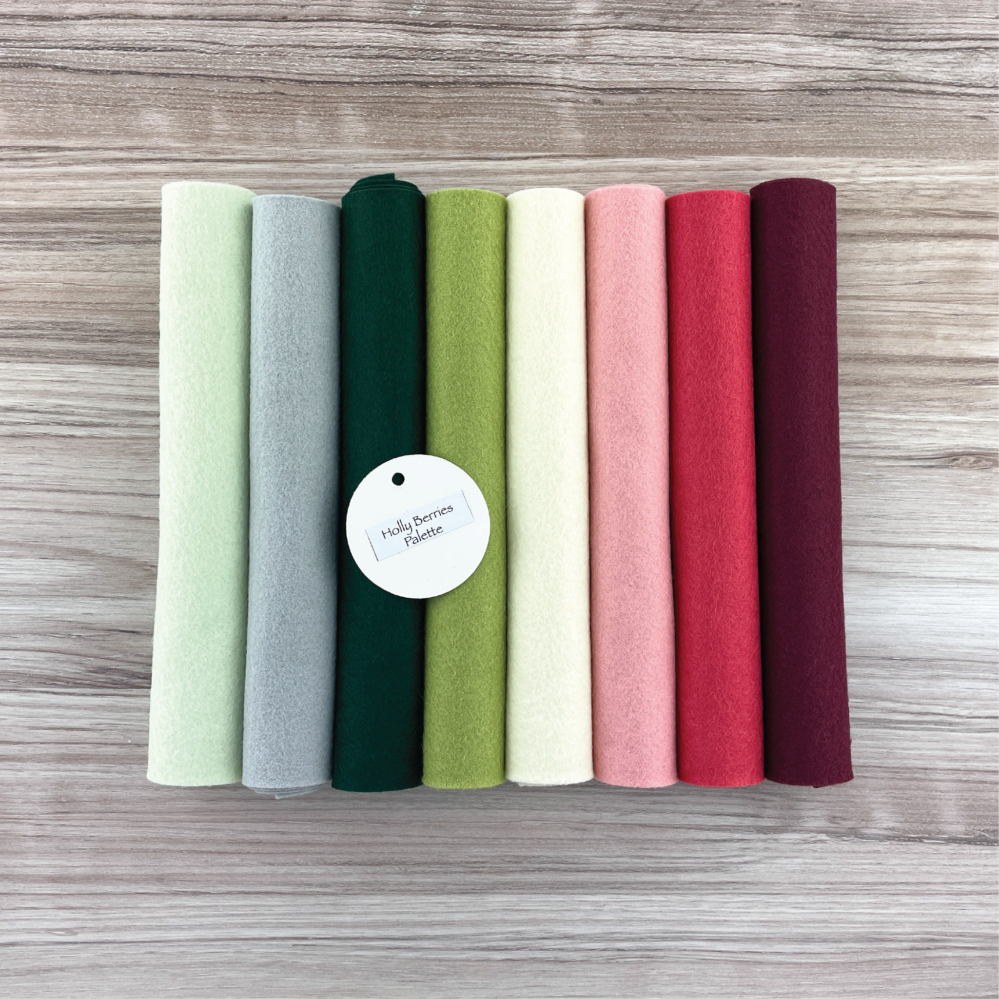 Ecru Wool Blend Felt