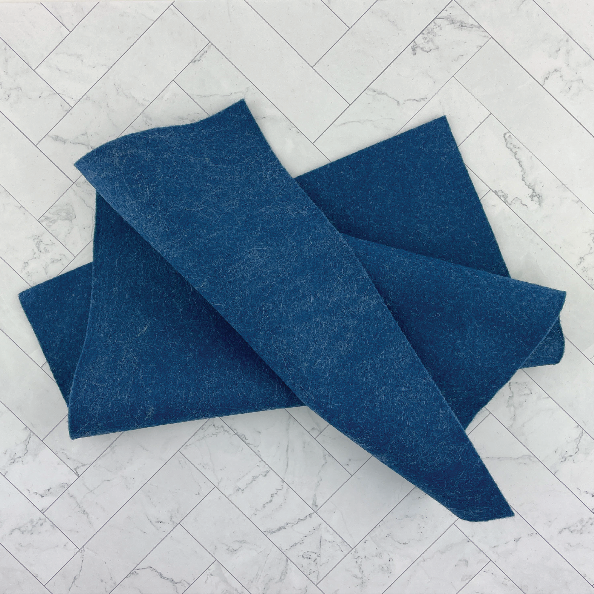 Indigo Wool Blend Felt