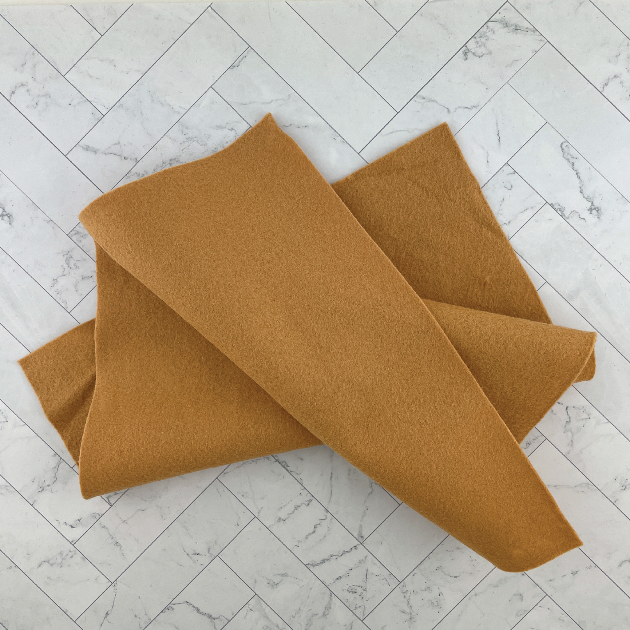 Latte Wool Blend Felt