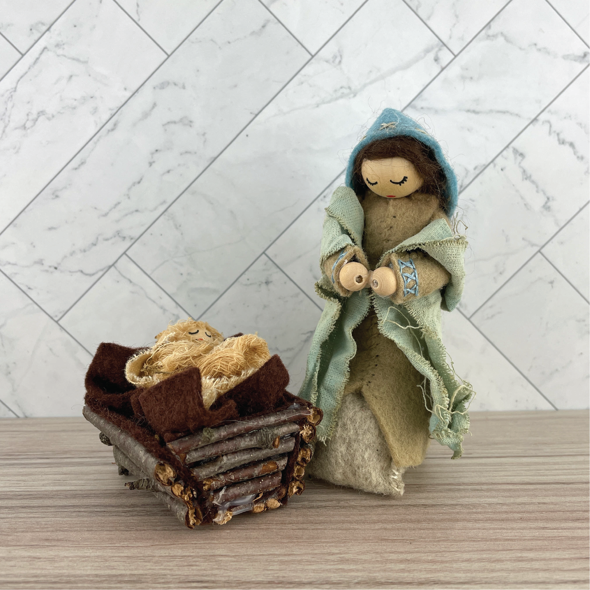 Christmas Nativity Series Mary & Baby Jesus Craft Kit
