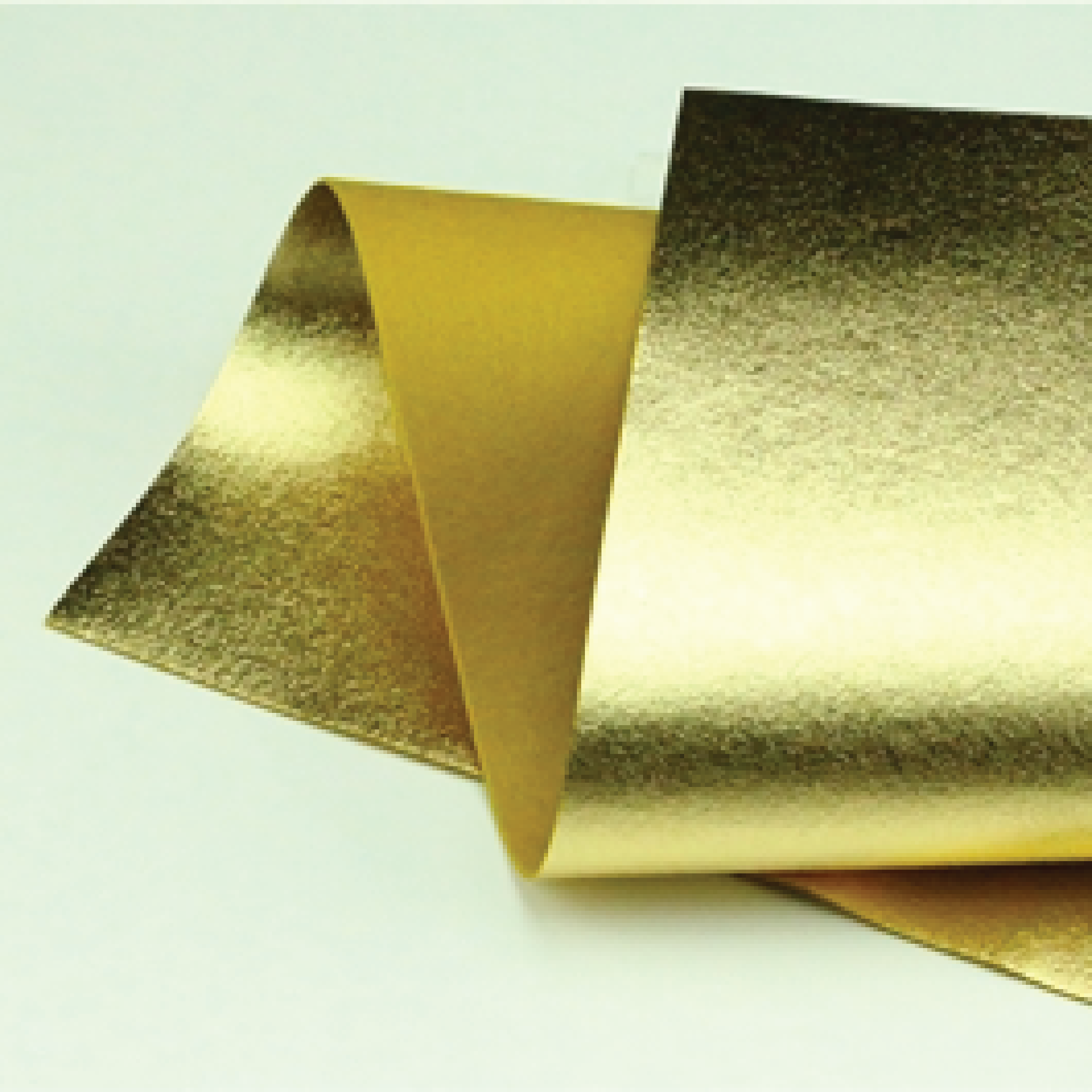 Gold Metallic Wool Felt
