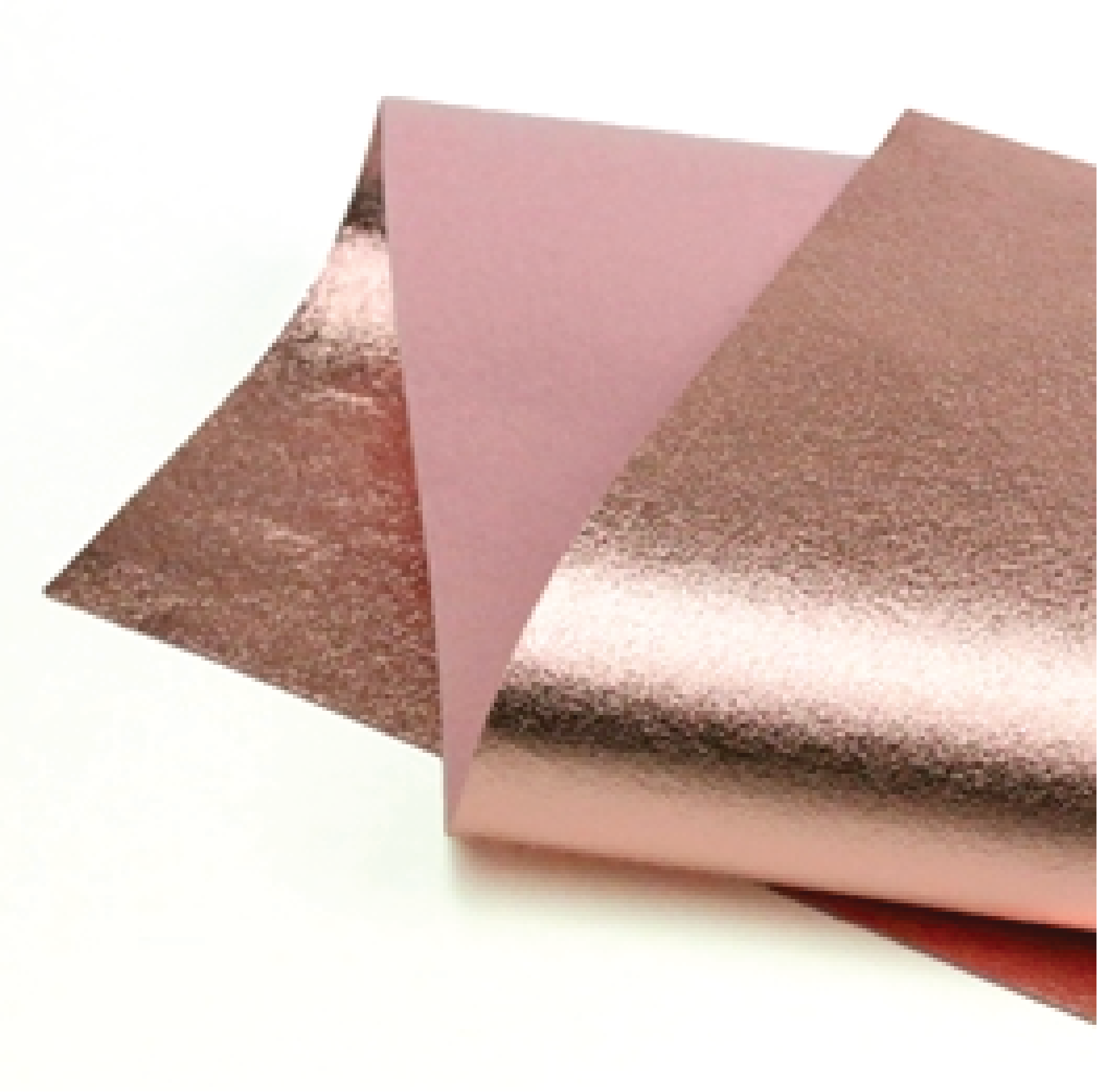 Rose Gold Metallic Wool Felt