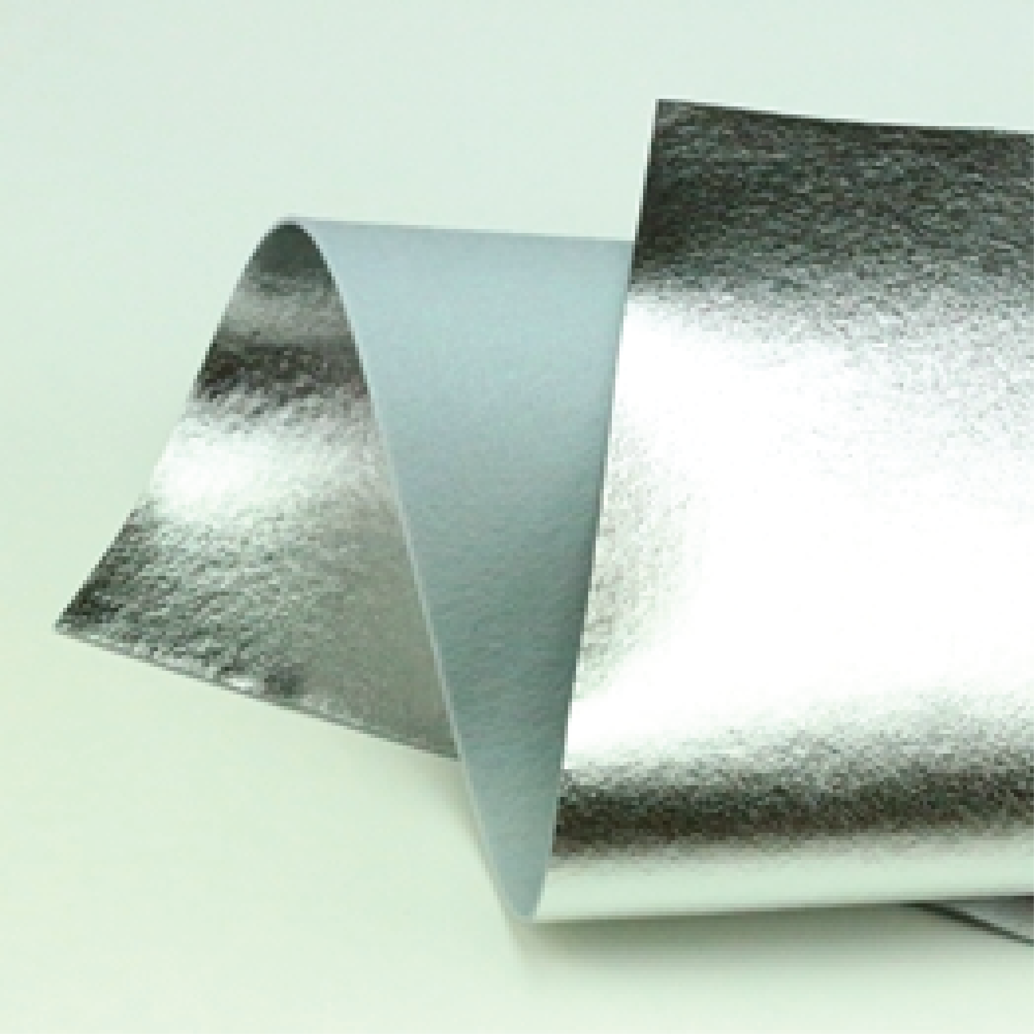 Silver Metallic Wool Felt