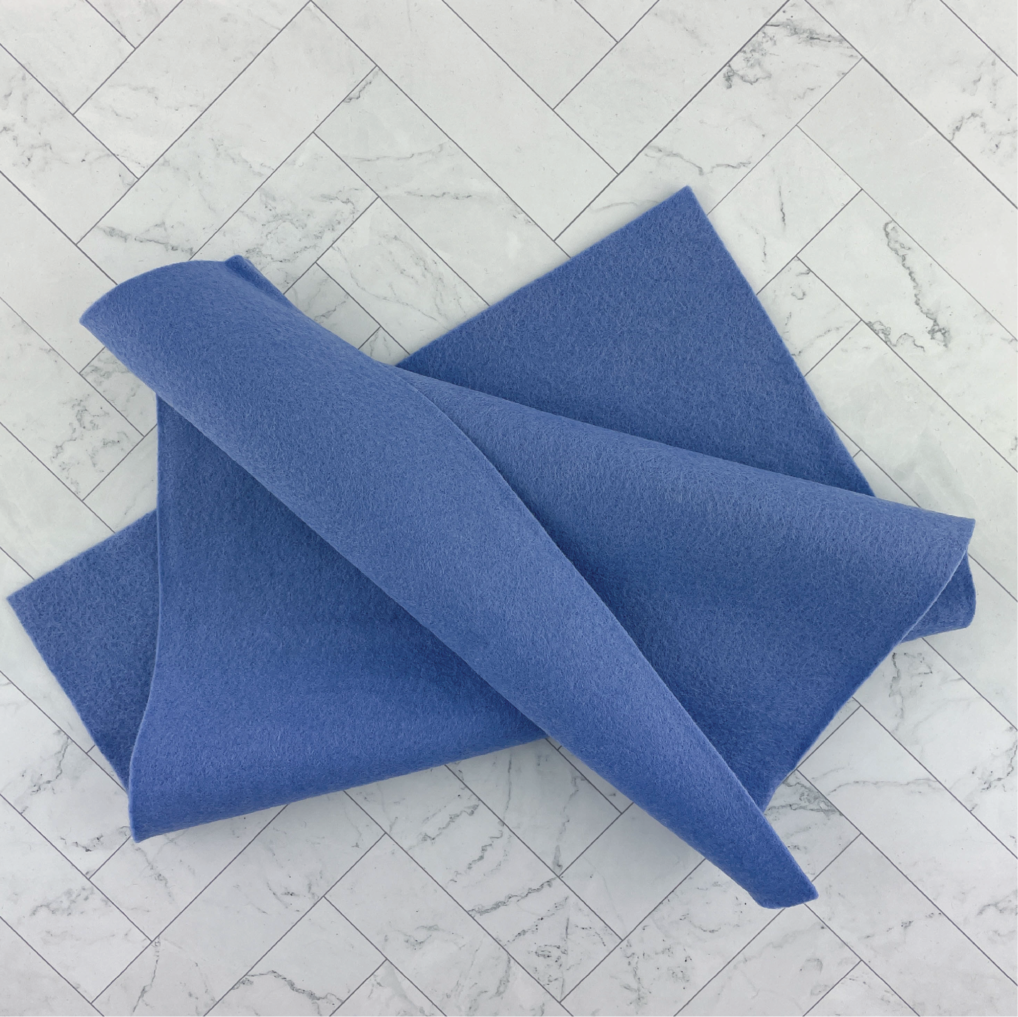 Periwinkle Wool Blend Felt