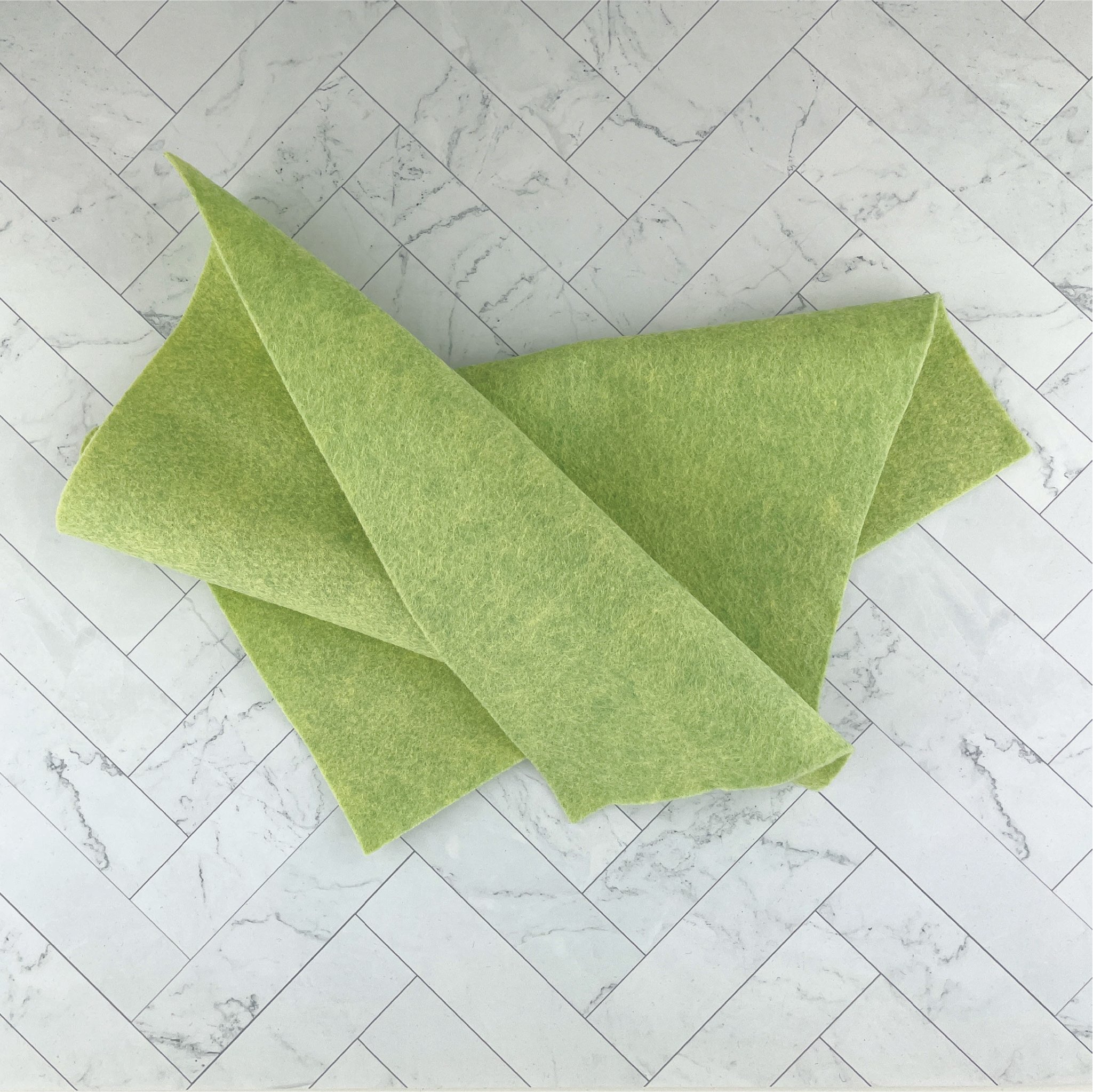 Pistachio Wool Blend Felt