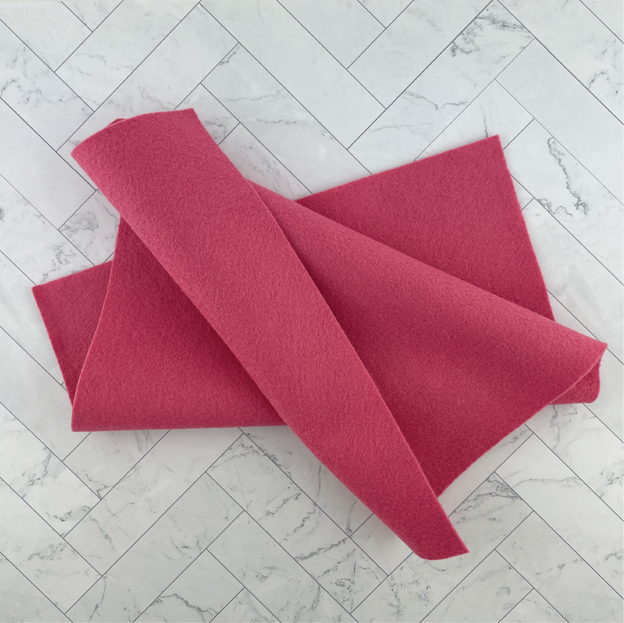Rose Wool Blend Felt