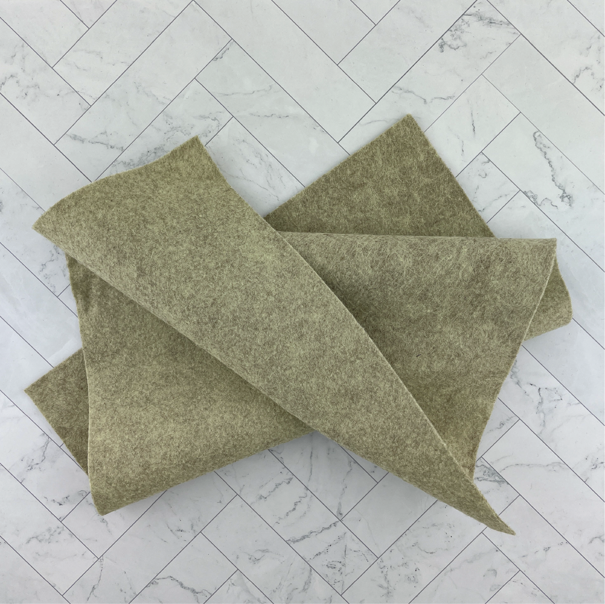 Sandstone Wool Blend Felt
