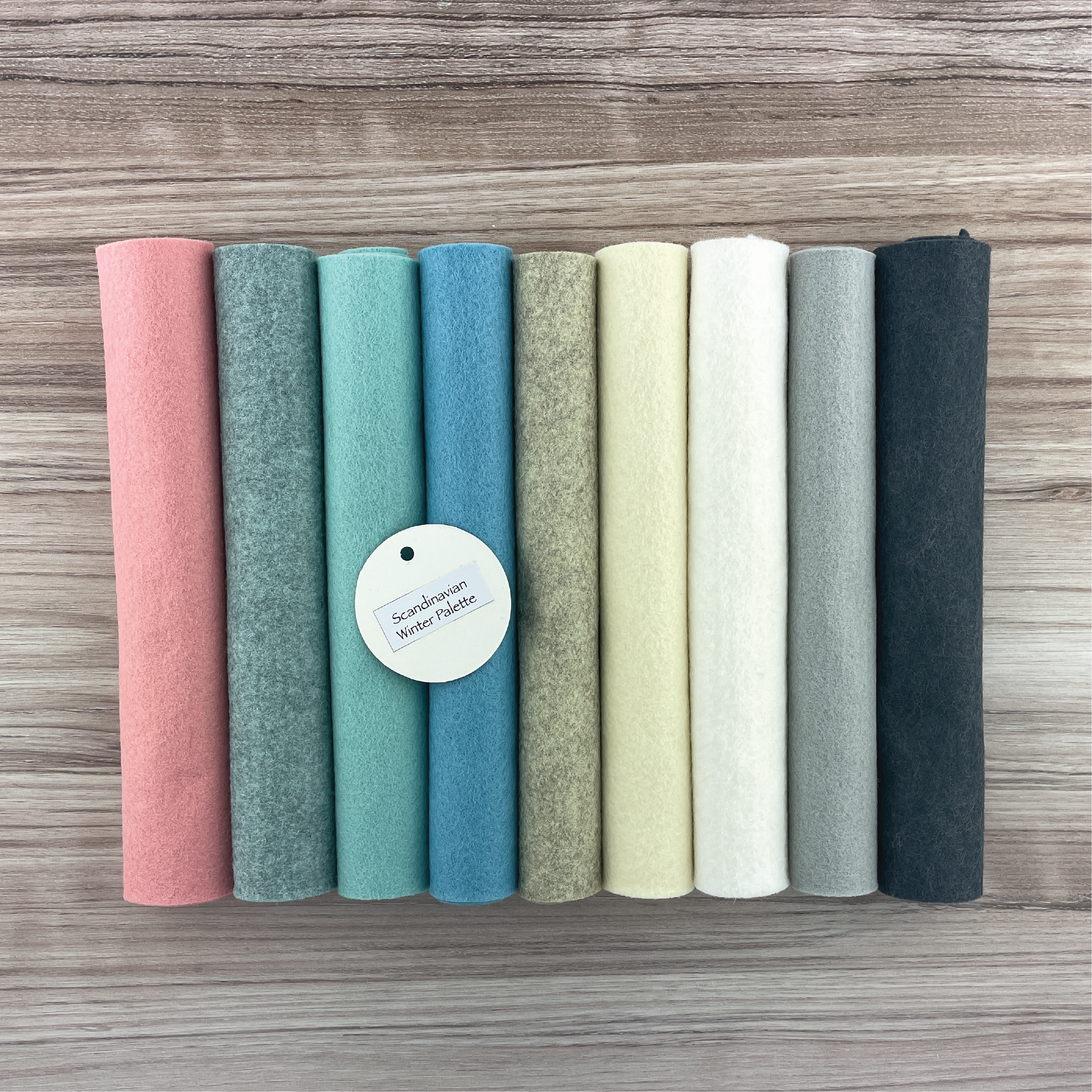 Ecru Wool Blend Felt