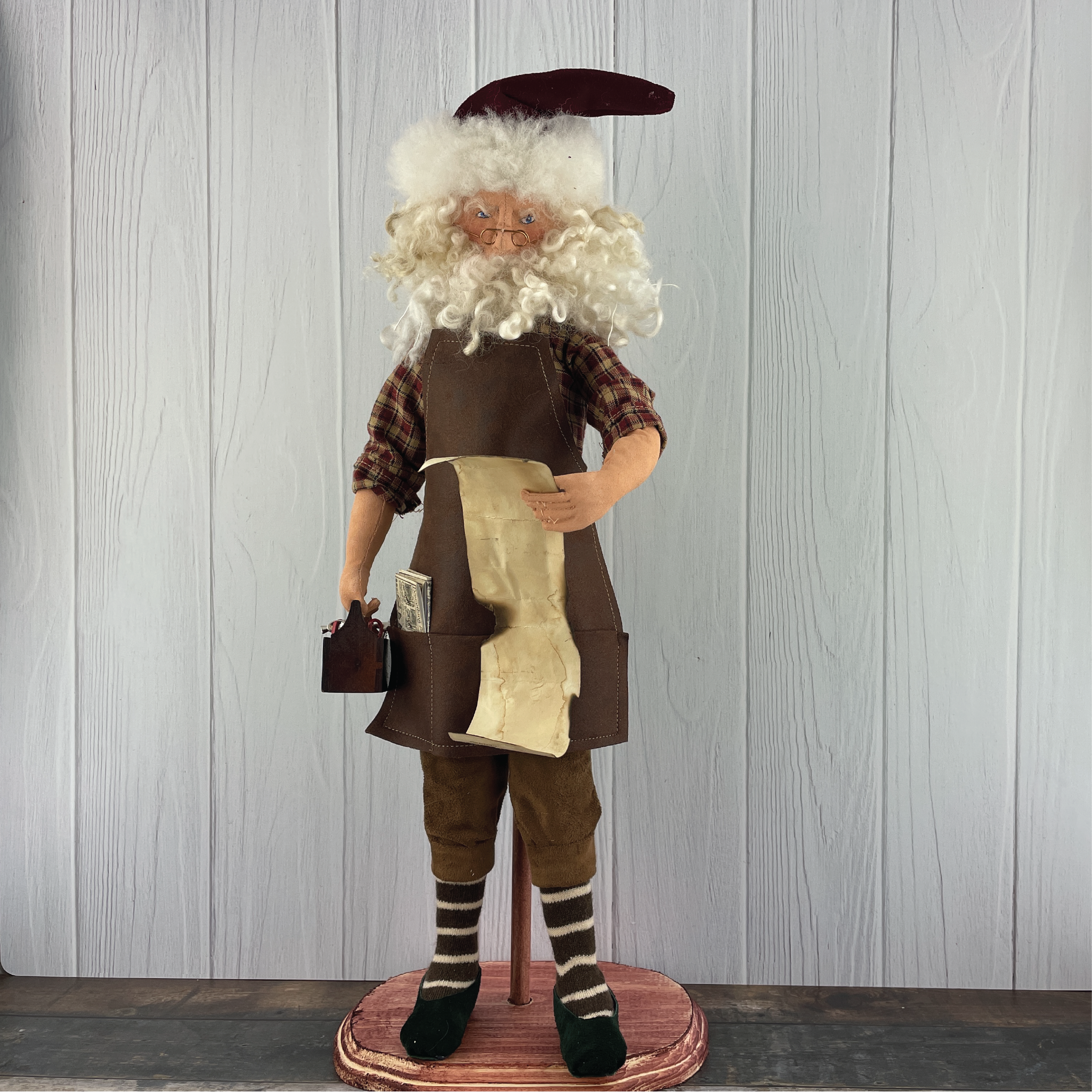 Workshop Santa, Old World Christmas Decorative Doll PDF