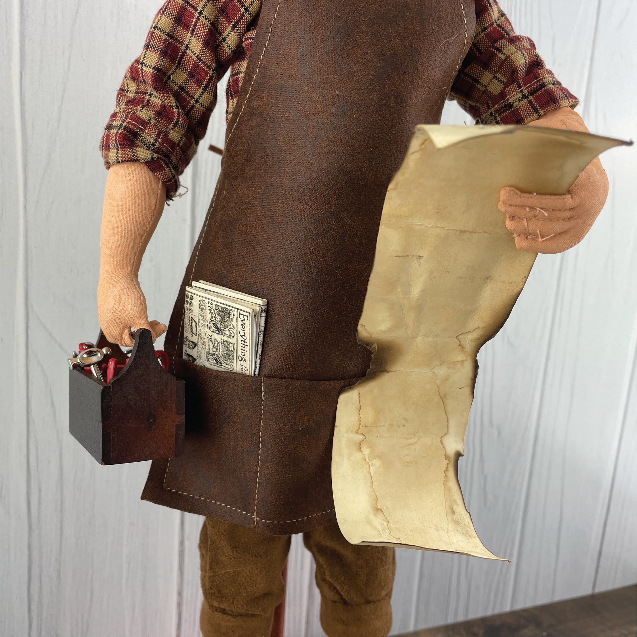 Workshop Santa, Old World Christmas Decorative Doll PDF