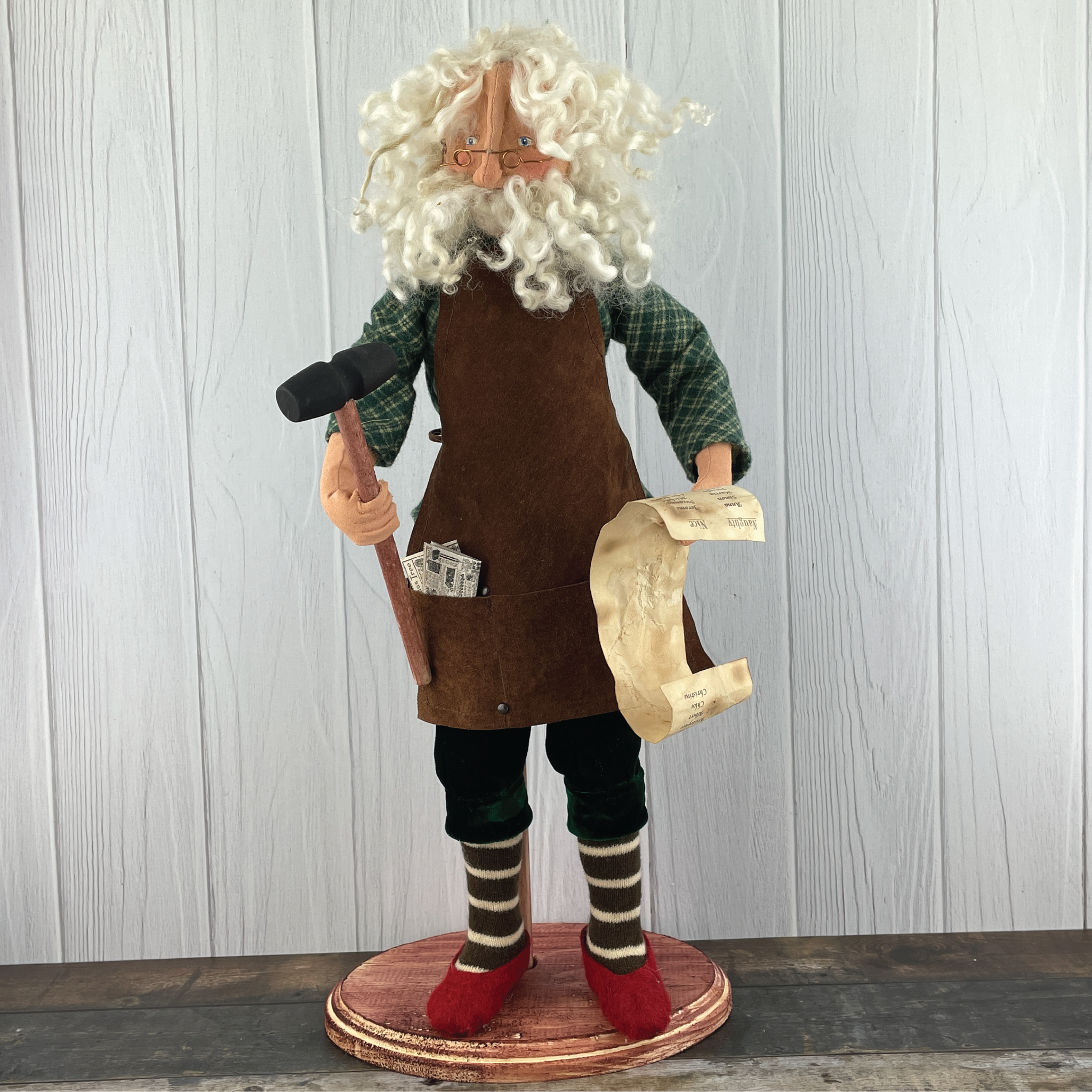 Workshop Santa, Old World Christmas Decorative Doll PDF