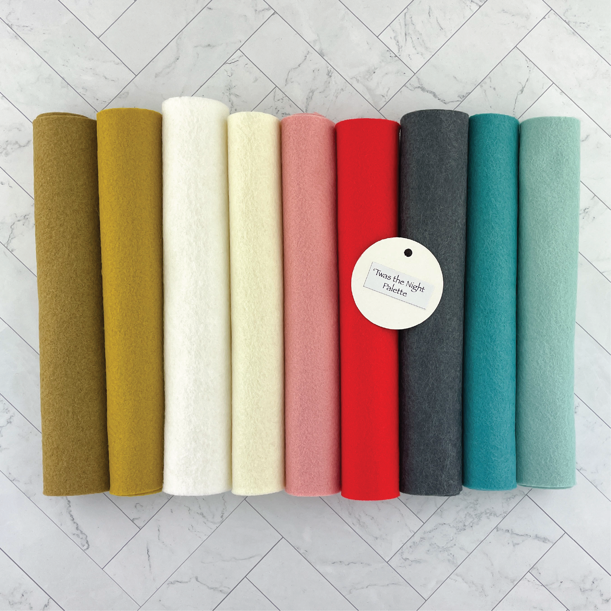 Antique Gold Wool Blend Felt