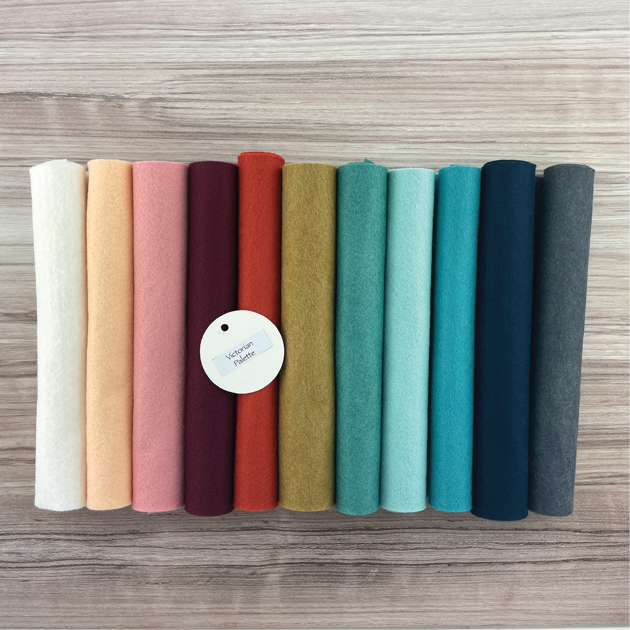 Columbia Blue Wool Blend Felt