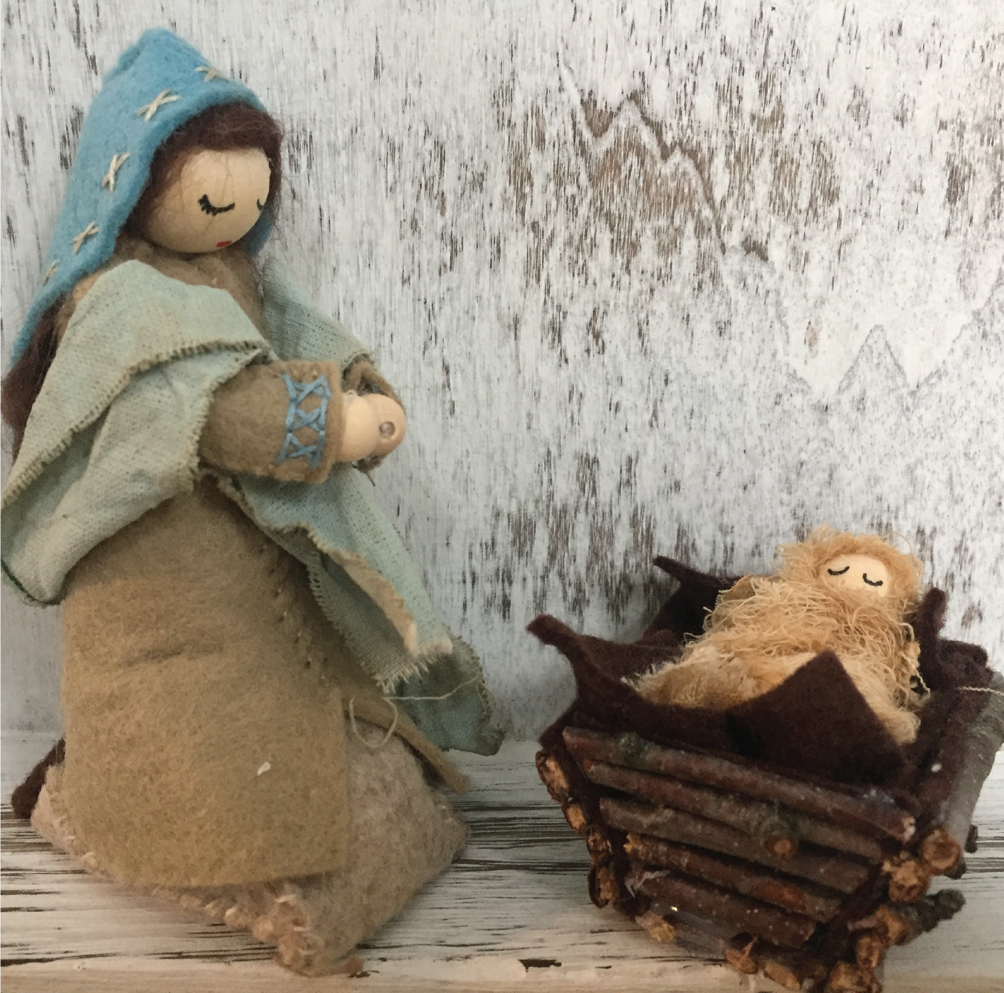 Christmas Nativity Series: Mary & Baby Jesus