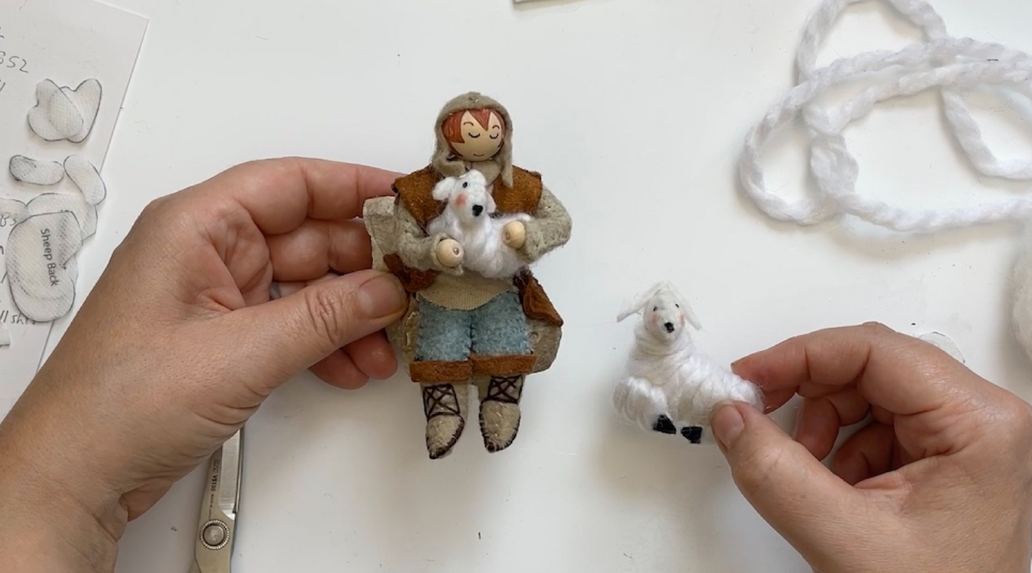 From Pattern to Perfection; Crafting The Shepherd & Sheep