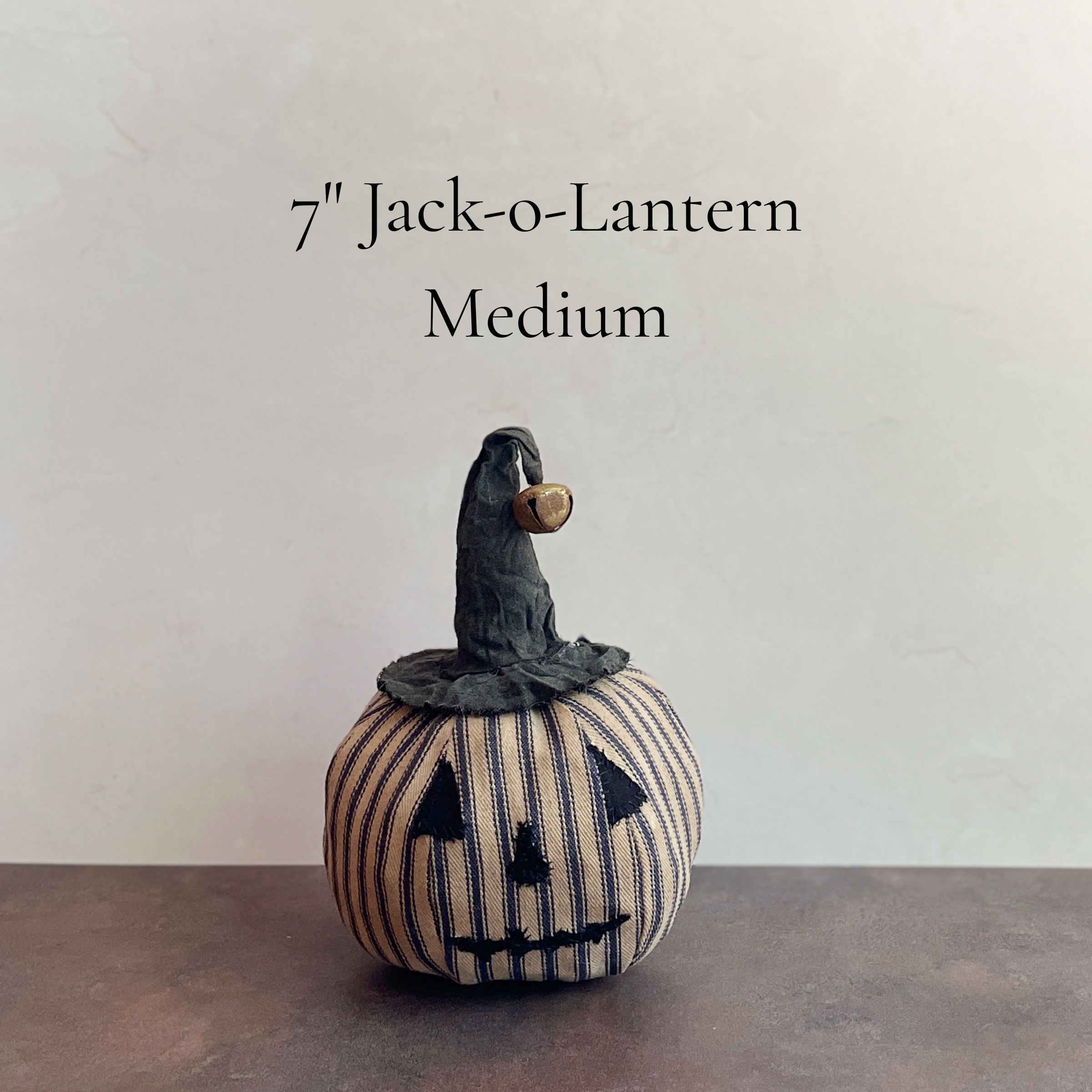 Handmade Halloween Primitive Pumpkin Jack-o-Lanterns