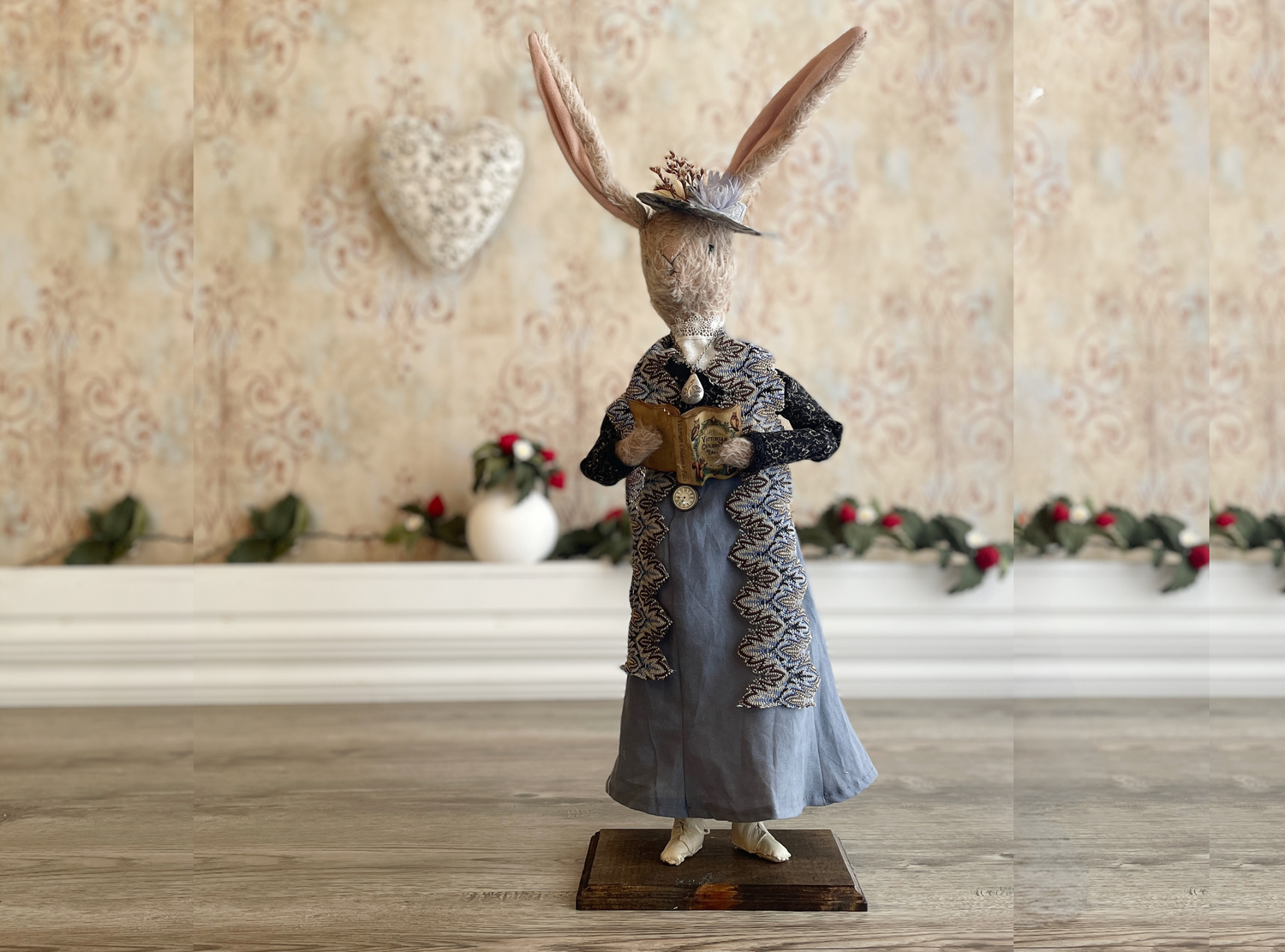 One of a Kind Handmade Bunny Doll Amélie