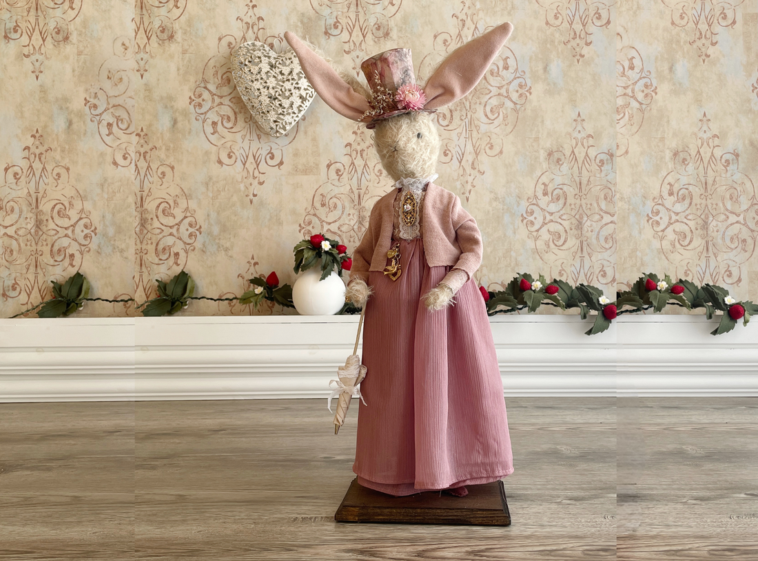 One of a Kind Handmade Bunny Doll Felicity