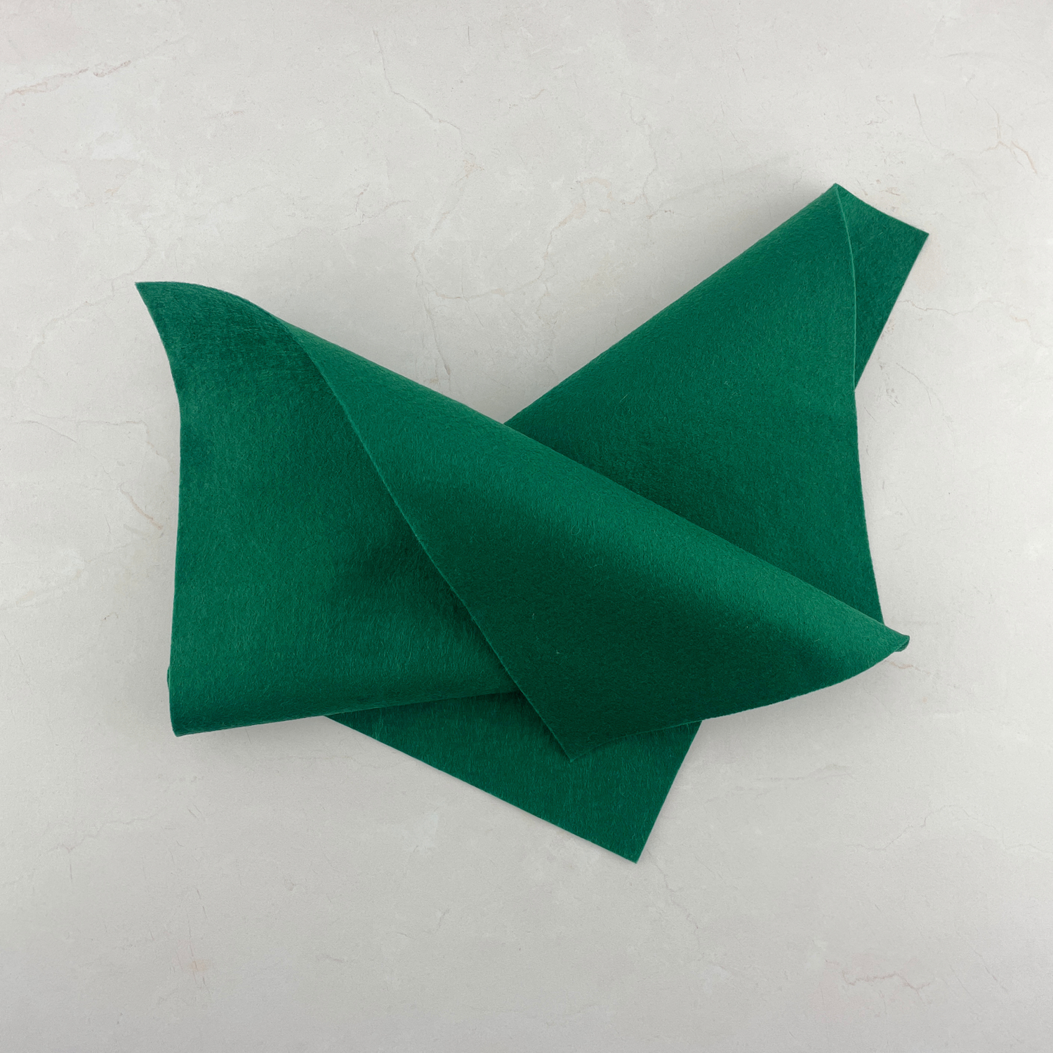 Christmas Green Wool Blend Felt