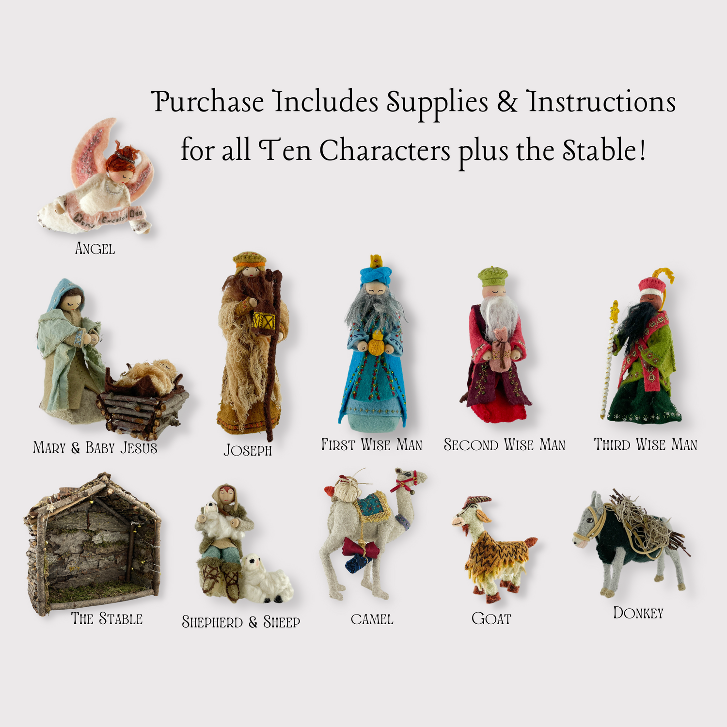 Christmas Nativity Series Pattern Bundle