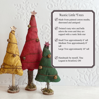 Rustic Handmade and Whimsical Christmas Trees