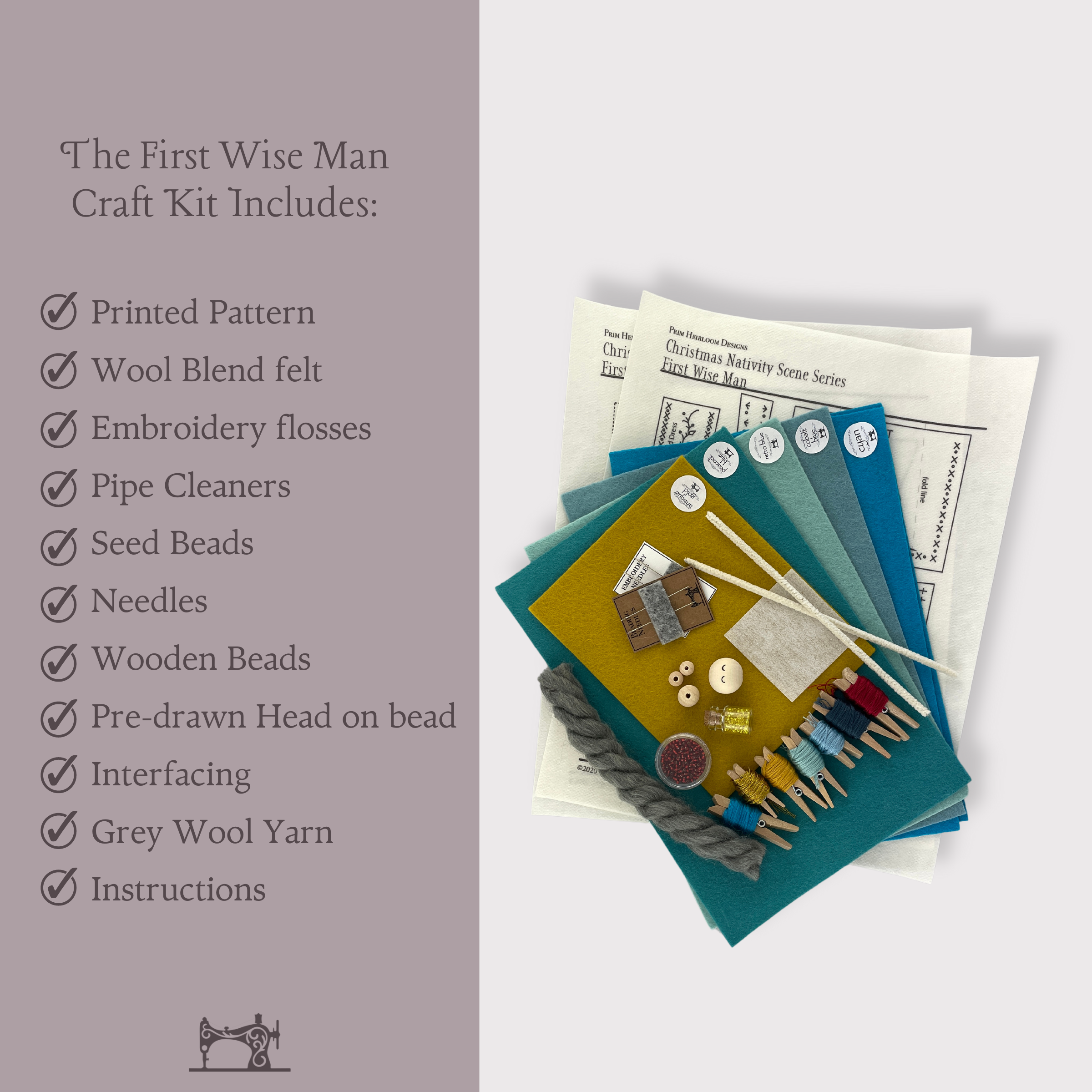 Christmas Nativity Series First Wise Man Craft Kit