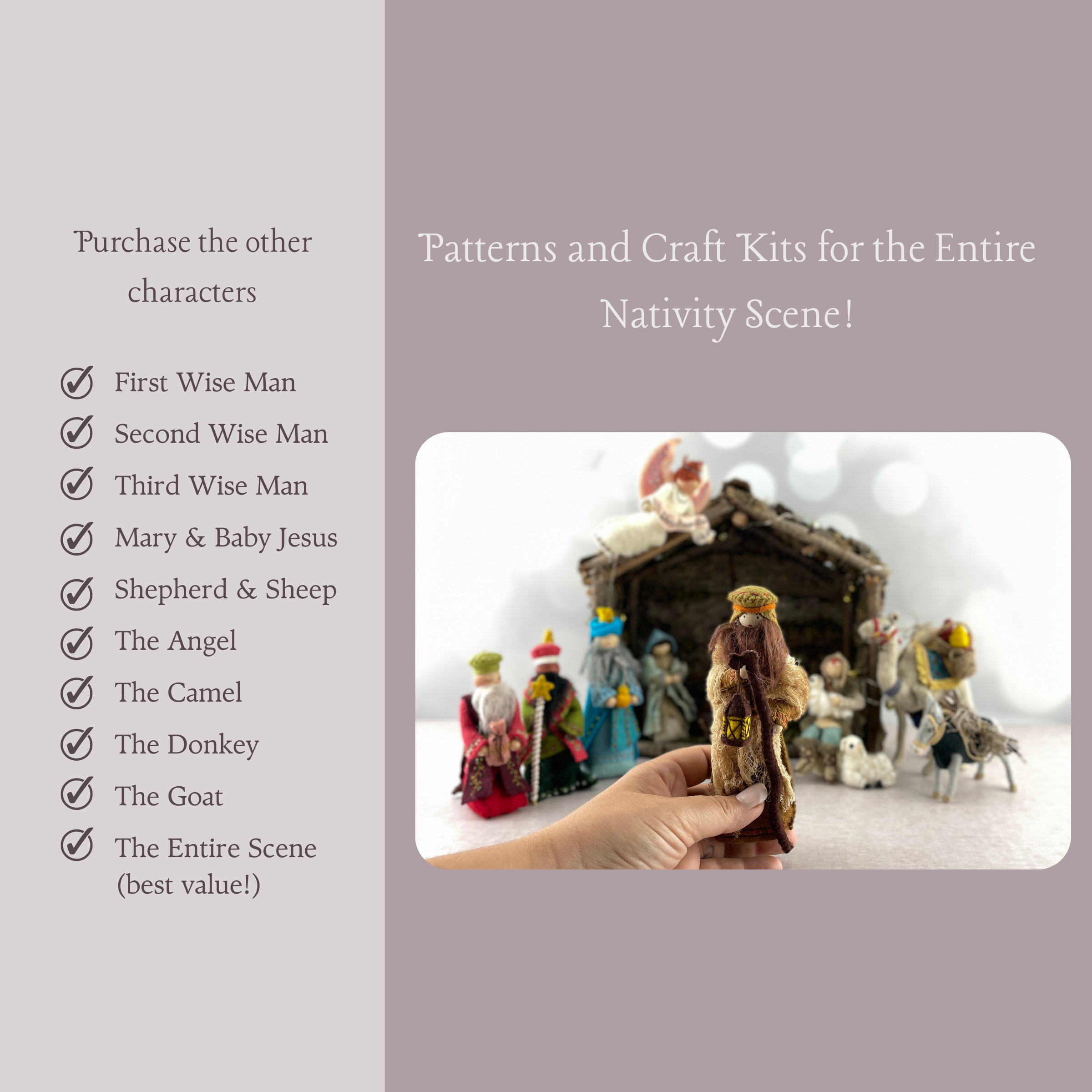 Christmas Nativity Series Joseph Craft Kit