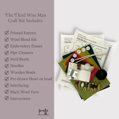 Christmas Nativity Series Third Wise Man Craft Kit