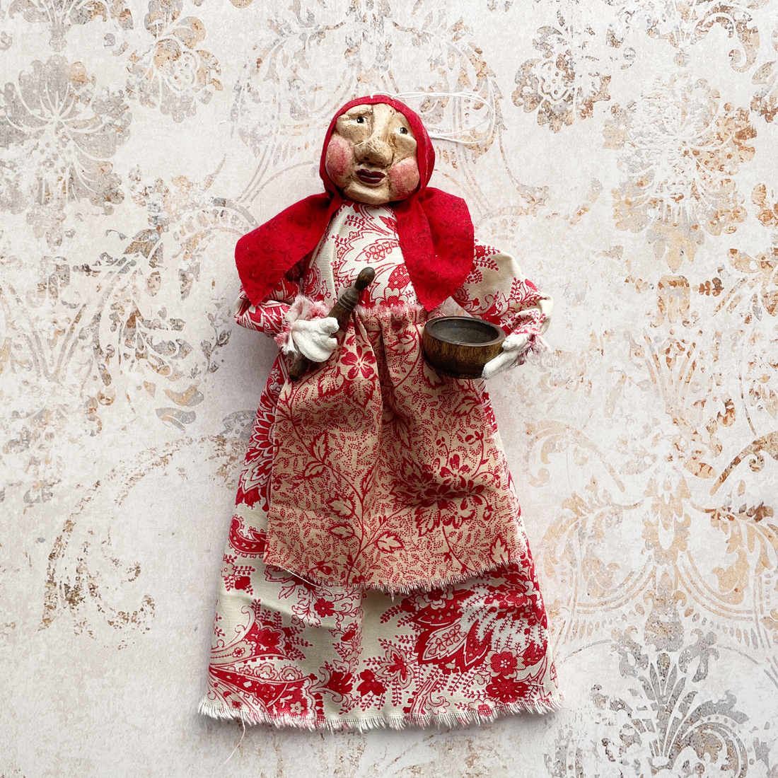 Handmade Kitchen Witch Hanging Figure