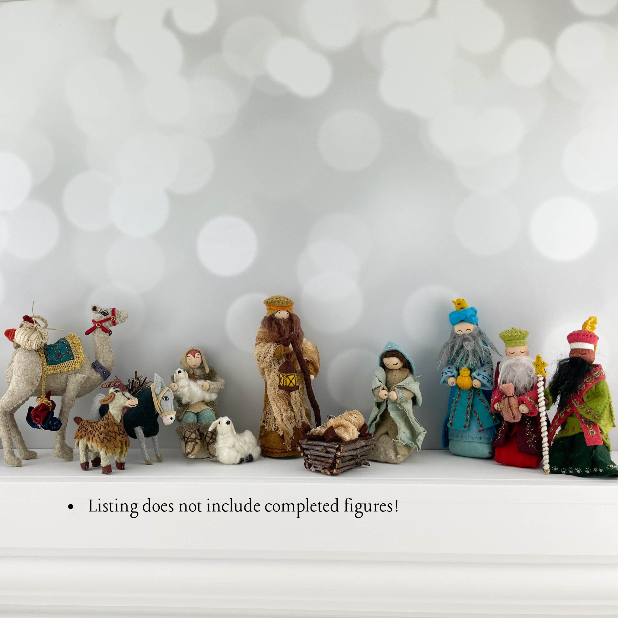 Complete Set of Nativity Scene Heads + Hands