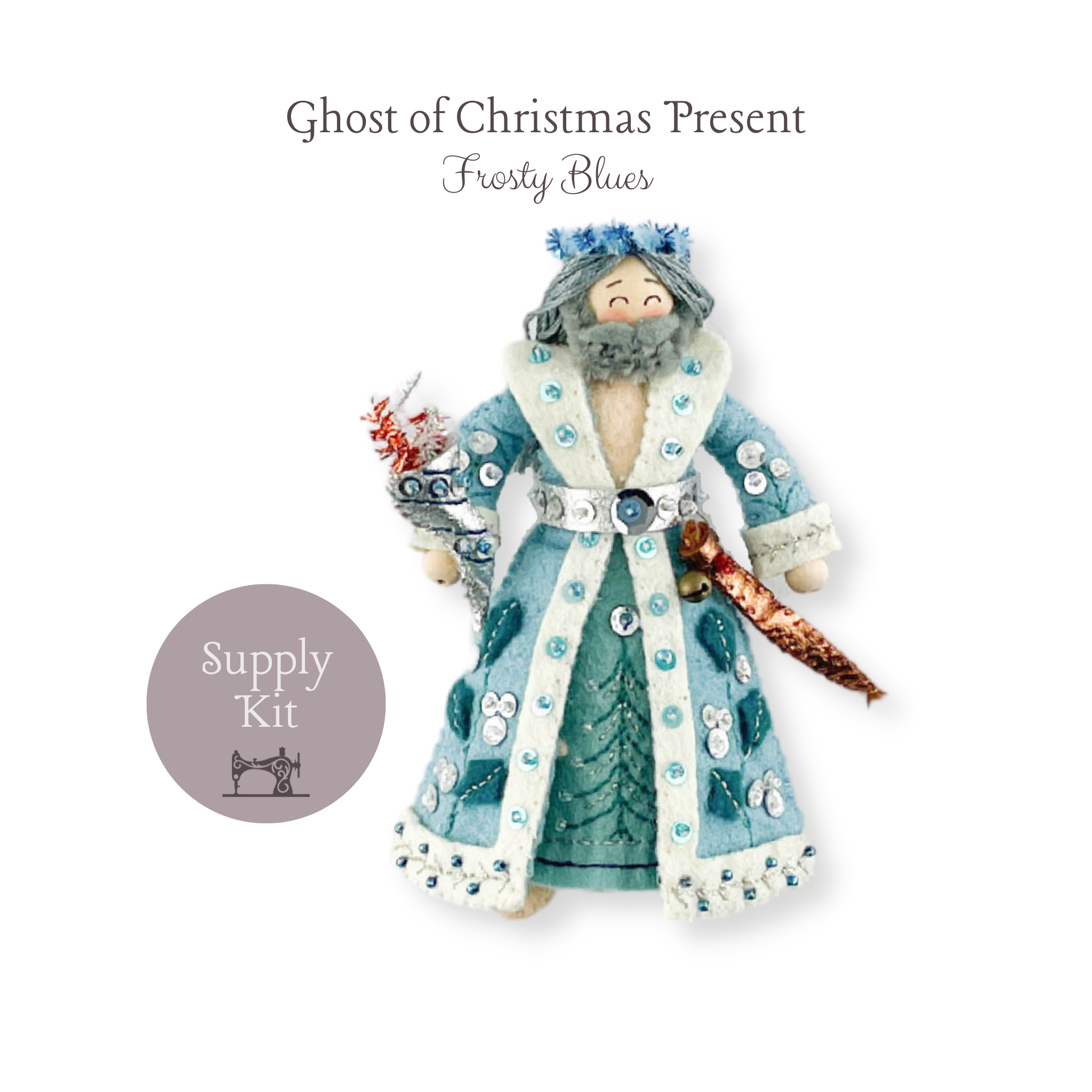 Ghost of Christmas Present Craft Kit Frosty Blues