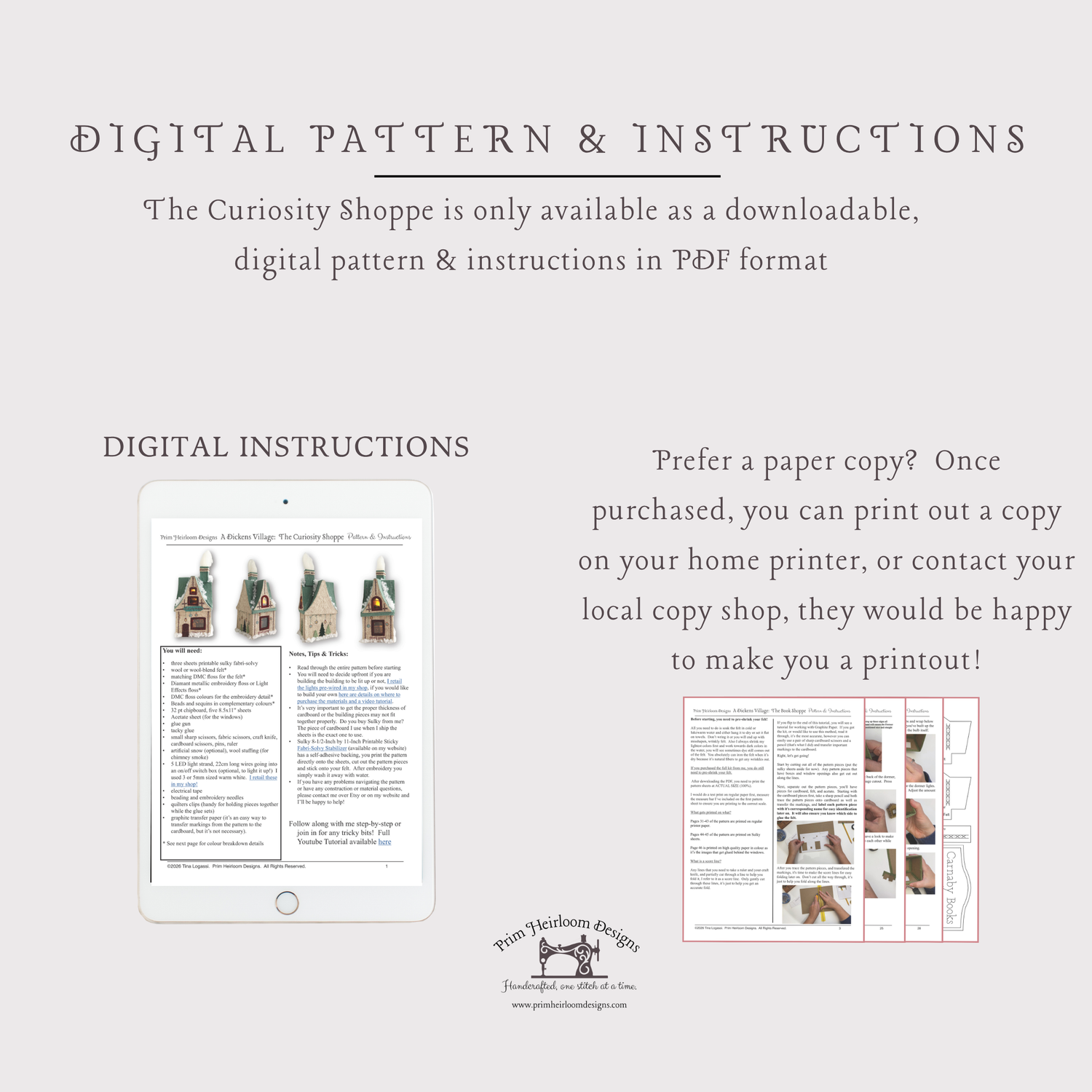 A Dickens Village: The Curiosity Shoppe Craft Kit
