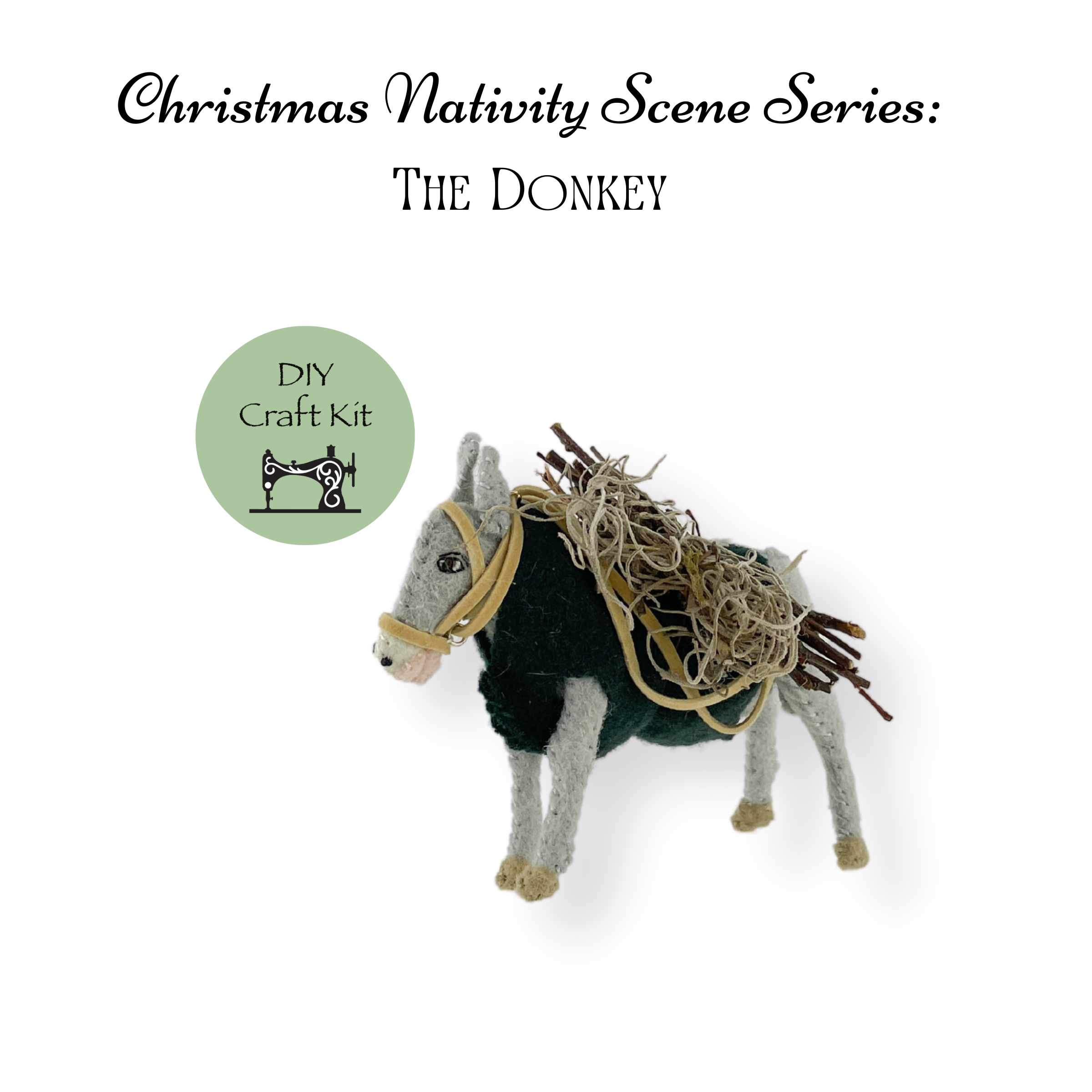 Christmas Nativity Series Donkey Craft Kit