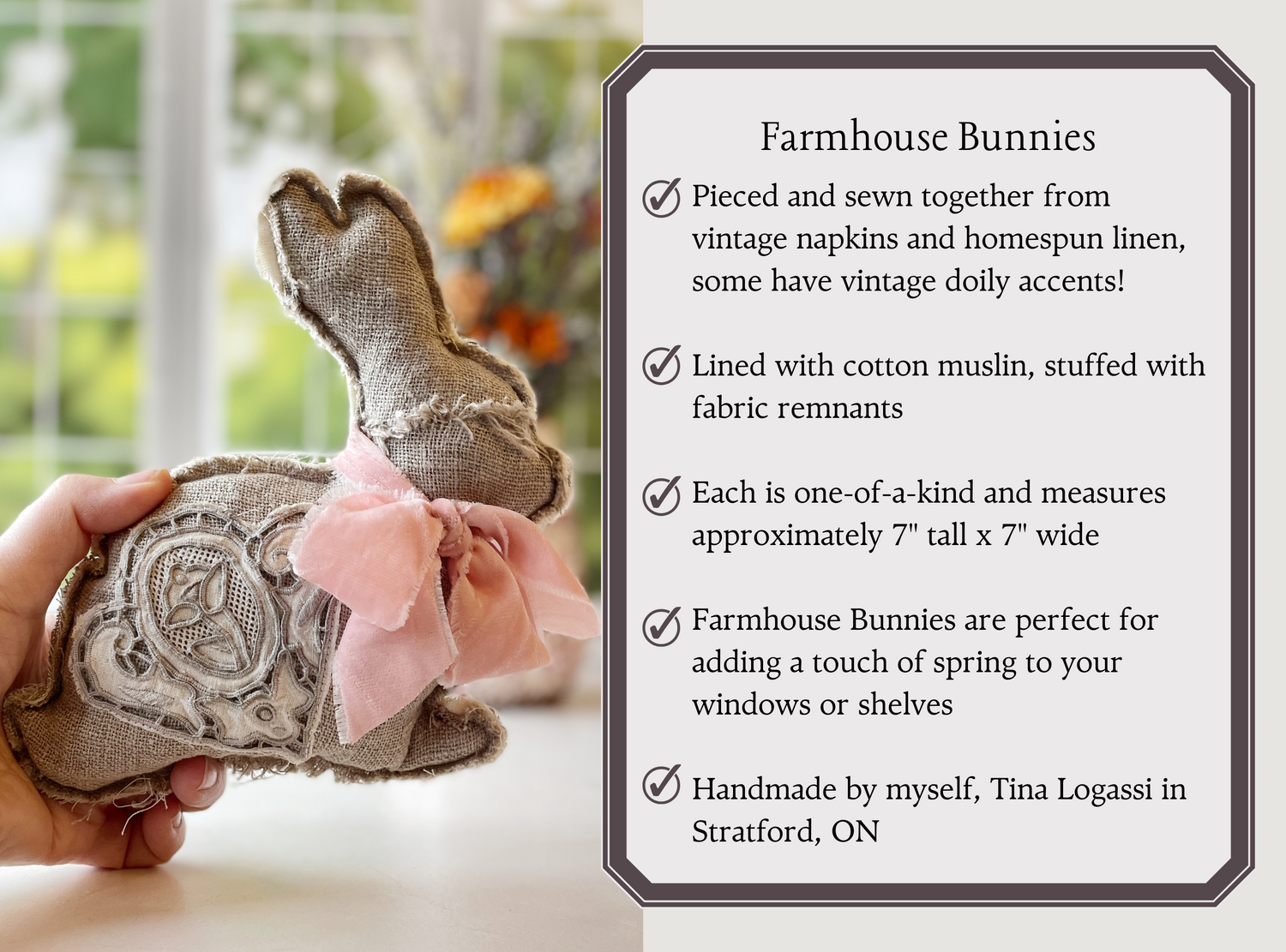 Farmhouse Spring Bunny