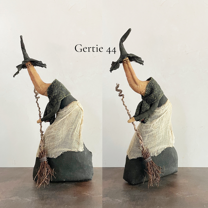 Handmade Halloween or Autumn Witch / Handcrafted Fall Decor