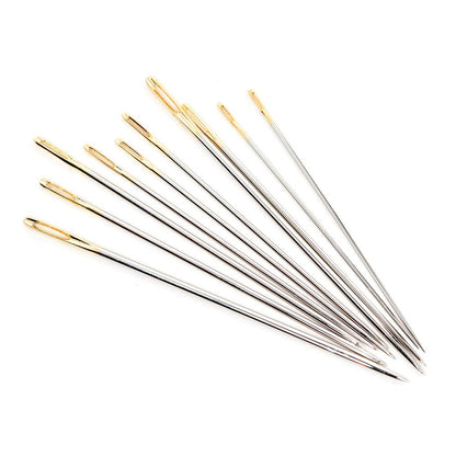 Assorted Sizes 3–9 | 10  Embroidery/Crewel Needles | Hobby Gift Create