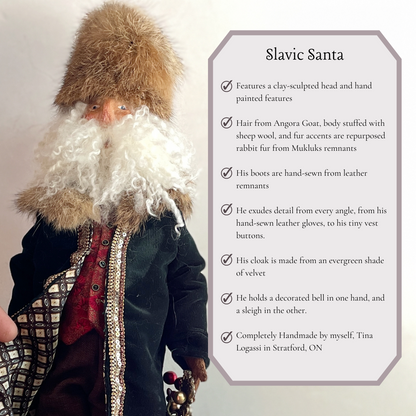 Slavic Santa with Fur Trim