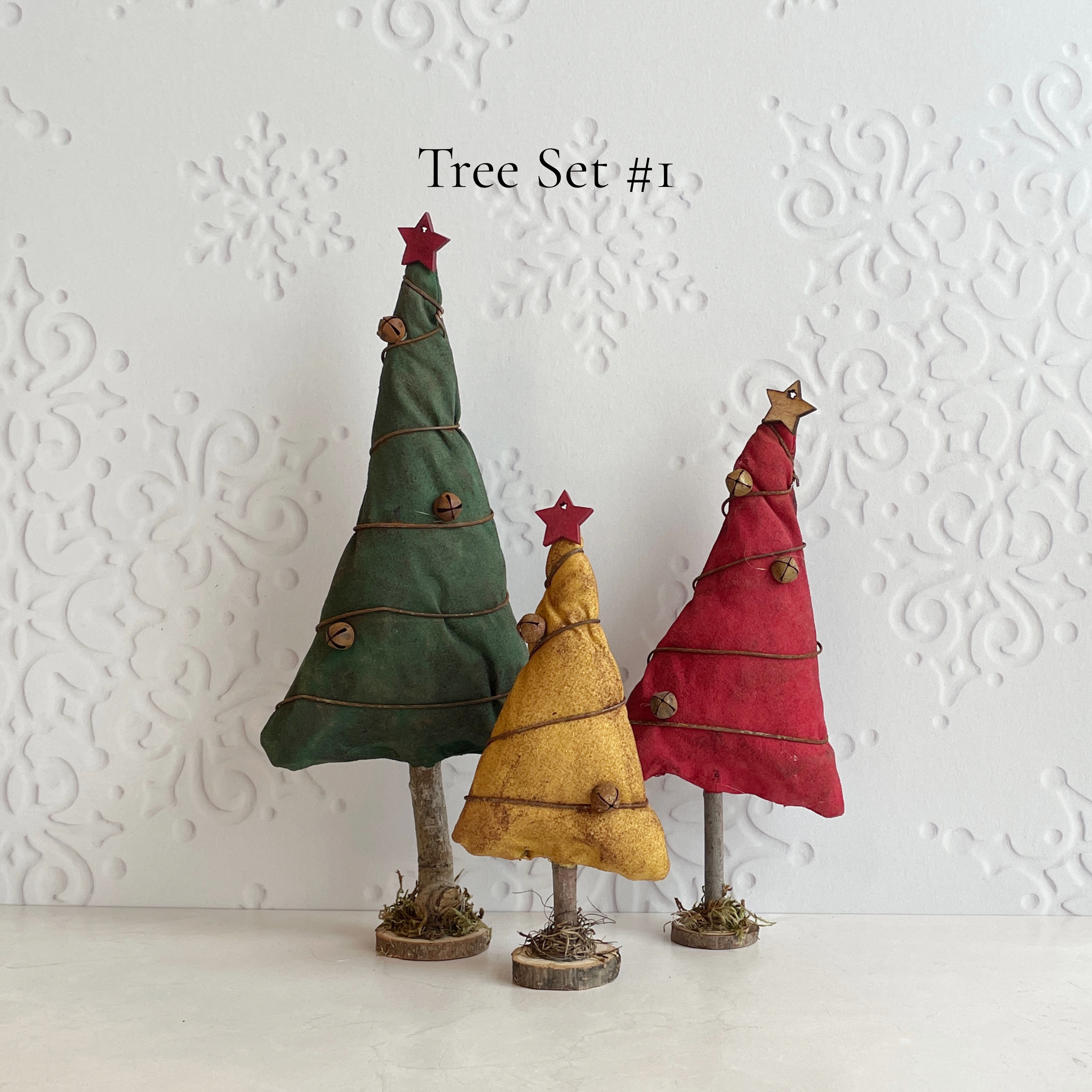 Rustic Handmade and Whimsical Christmas Trees